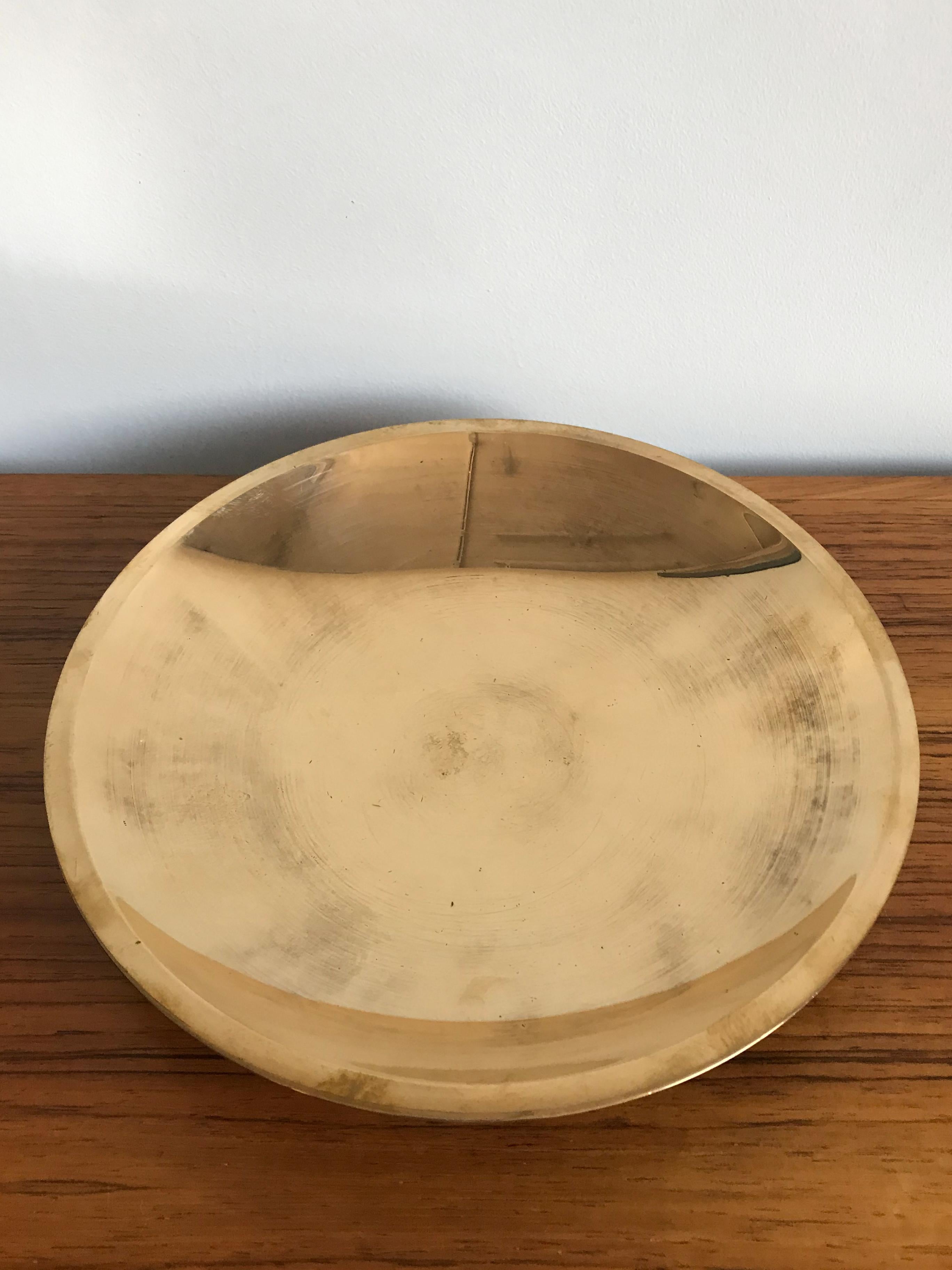 Scandinavian Modern Just Anderson Scandinavian Bronze Dish or Bowl, 1930s