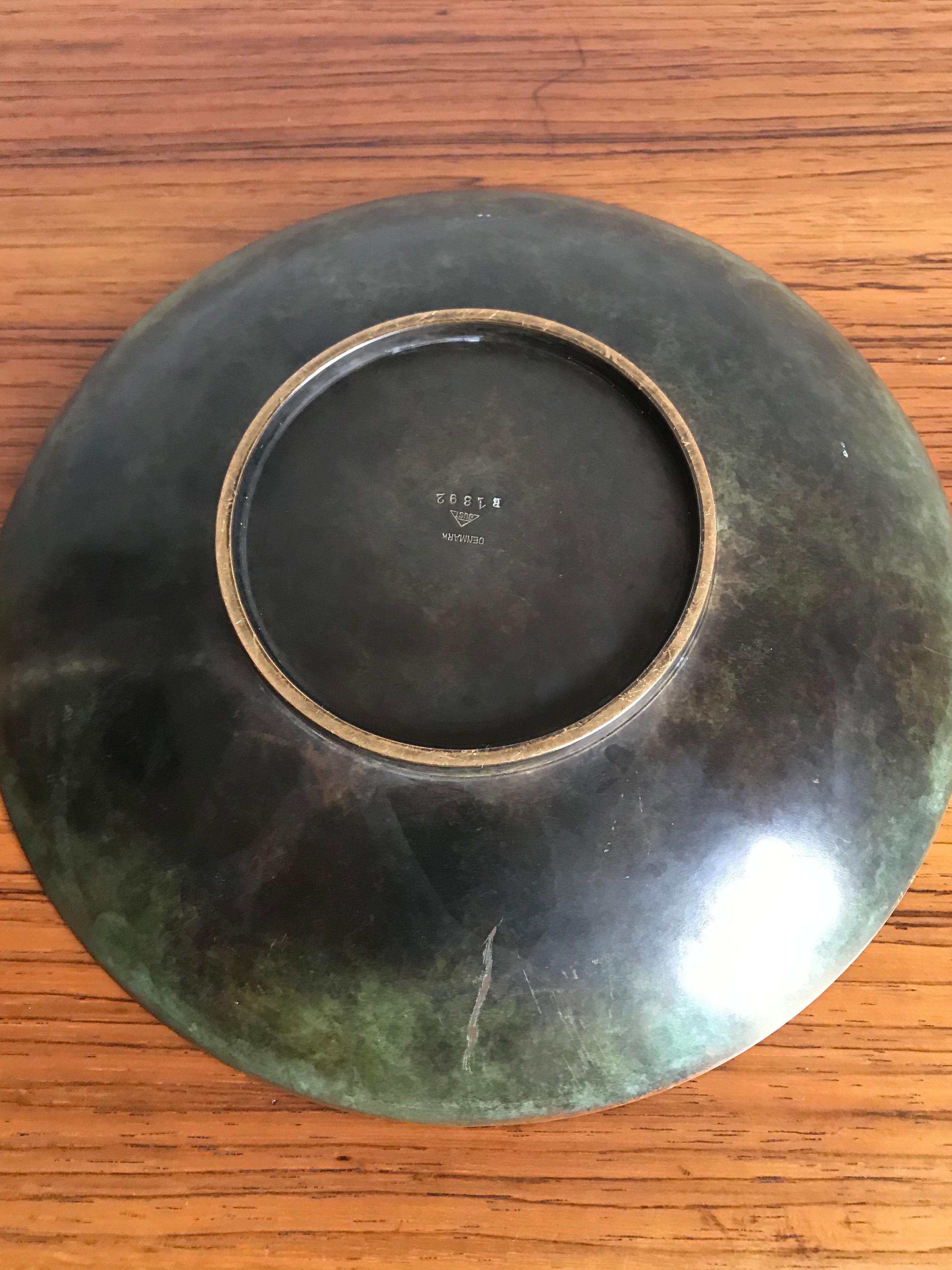 Just Anderson Scandinavian Bronze Dish or Bowl, 1930s In Good Condition In Reggio Emilia, IT