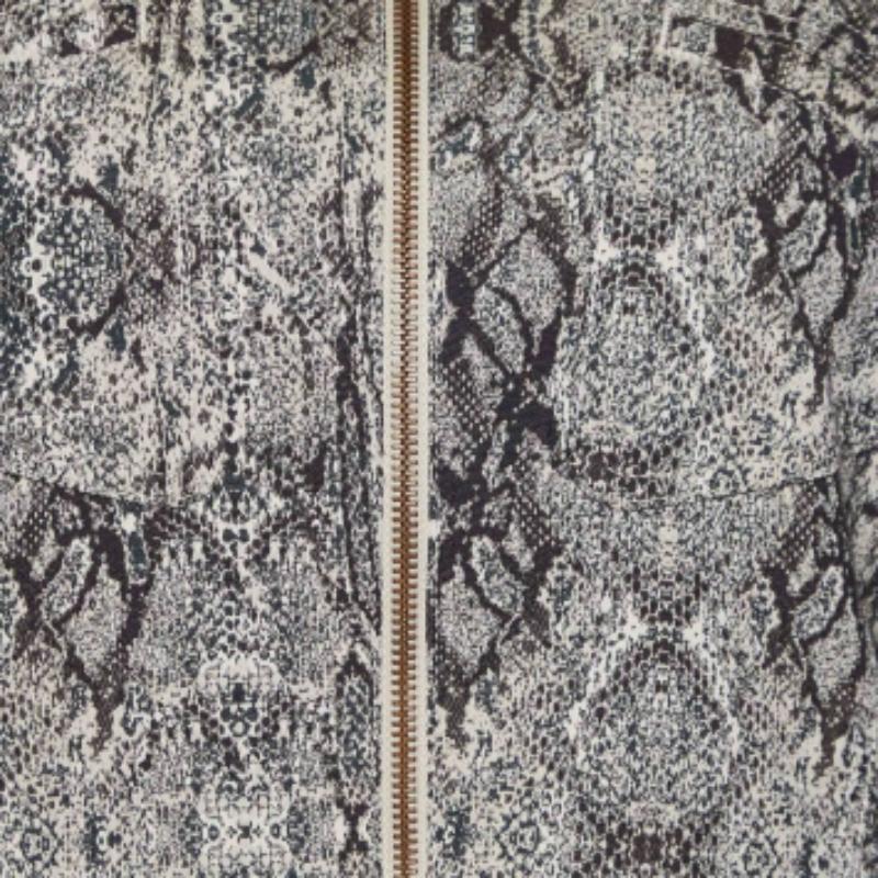 Just Cavalli Veste croisée en coton beige à motif animalier M. Bon état - En vente à Dubai, Al Qouz 2