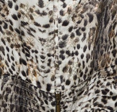 Just Cavalli Beige Animal Printed Fil Coupe Shirt M