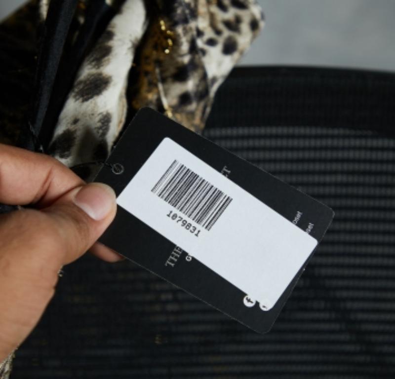 Just Cavalli Camisa Fil Coupe Beige Estampada Animales M en venta 2