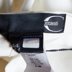 Just Cavalli Beige Pleated Mini Skirt M