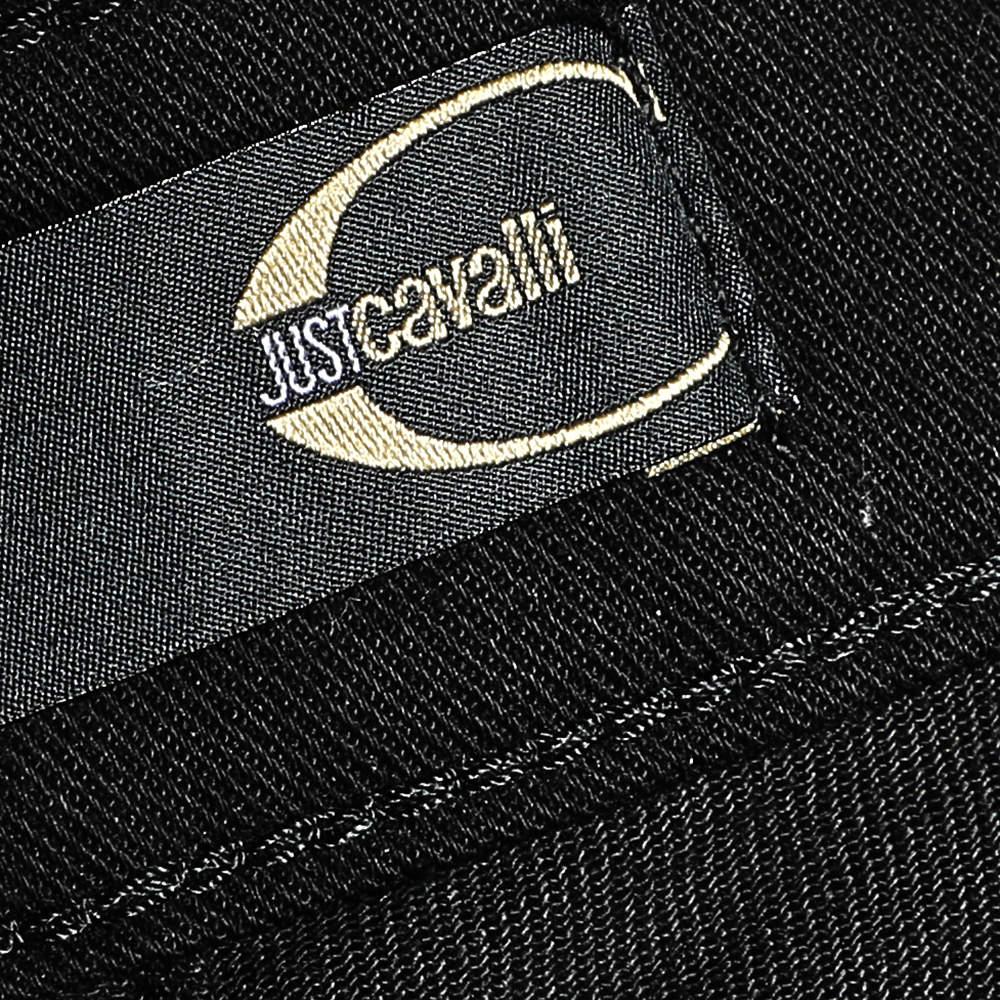Just Cavalli Black Denim Sequin Embellished Jeans M 1