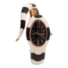 Just Cavalli Black Enamel Metal Poison 7253153506 Women's Wristwatch 27 mm