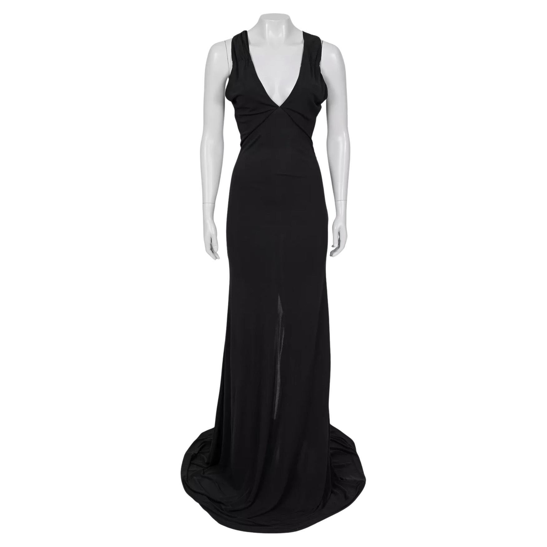 Just Cavalli - Maxi Abito in Viscosa Nera - Sz.40