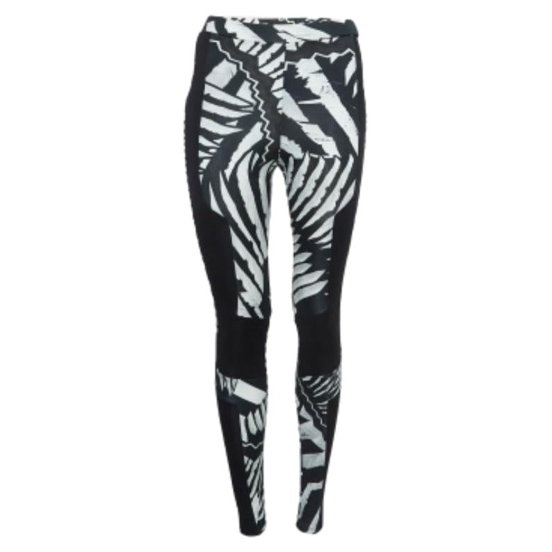 Just Cavalli Leggings en jersey imprimé noir et blanc S.S. White