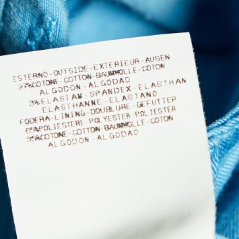 Nur Cavalli  Blau Tiermuster Denim Slim Fit Denim S Taille 26