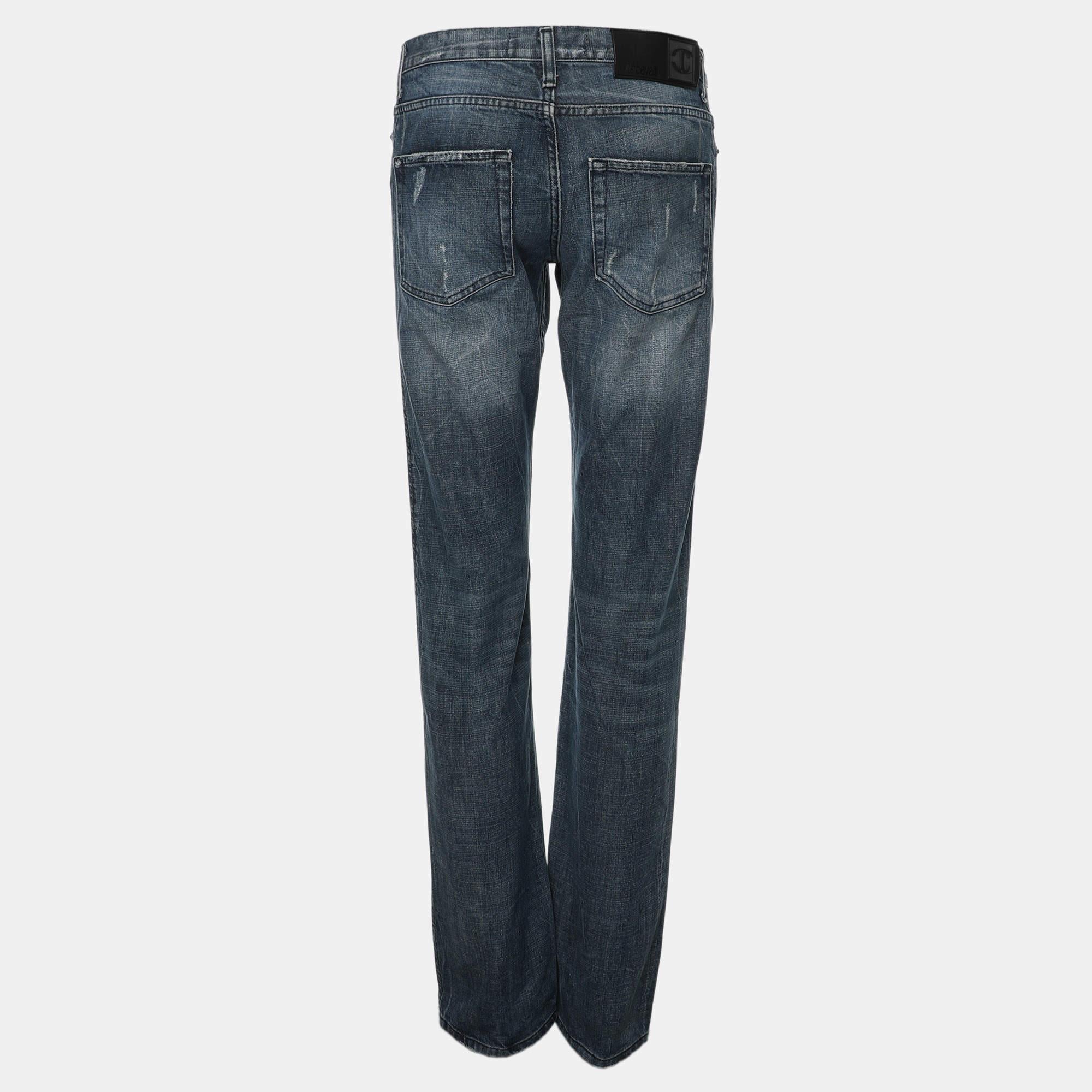 Ein gutes Paar Jeans macht den Kleiderschrank immer komplett. Diese Jeans ist so gekonnt und stilvoll geschnitten, dass sie im Handumdrehen zu Ihrem Lieblingsstück wird. Es wird Ihnen einen bequemen und stilvollen Sitz bieten.