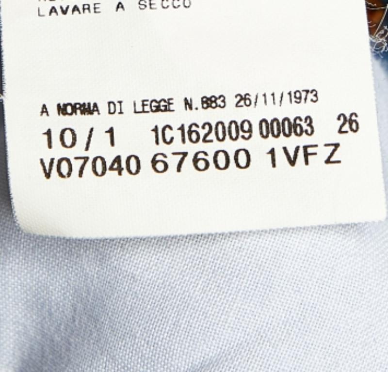 Gris Just Cavalli - Jean droit ajusté en denim bleu vieilli, taille M