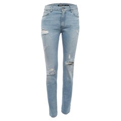 Just Cavalli Vaquero azul desgastado Slim Fit M Cintura 29