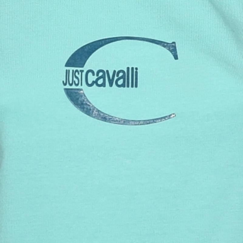 Perfetta combinazione di comfort, lusso e stile, questa t-shirt Just Cavalli è un pezzo imperdibile! Realizzata in cotone di colore blu, la creazione è impreziosita dalla stampa del logo. Rifinito con uno scollo rotondo e maniche corte, può essere
