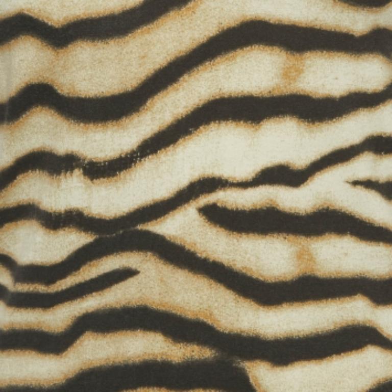 Donna Just Cavalli - Top senza maniche con scollo a V in maglia marrone con stampa animalier S.I.V.A. in vendita