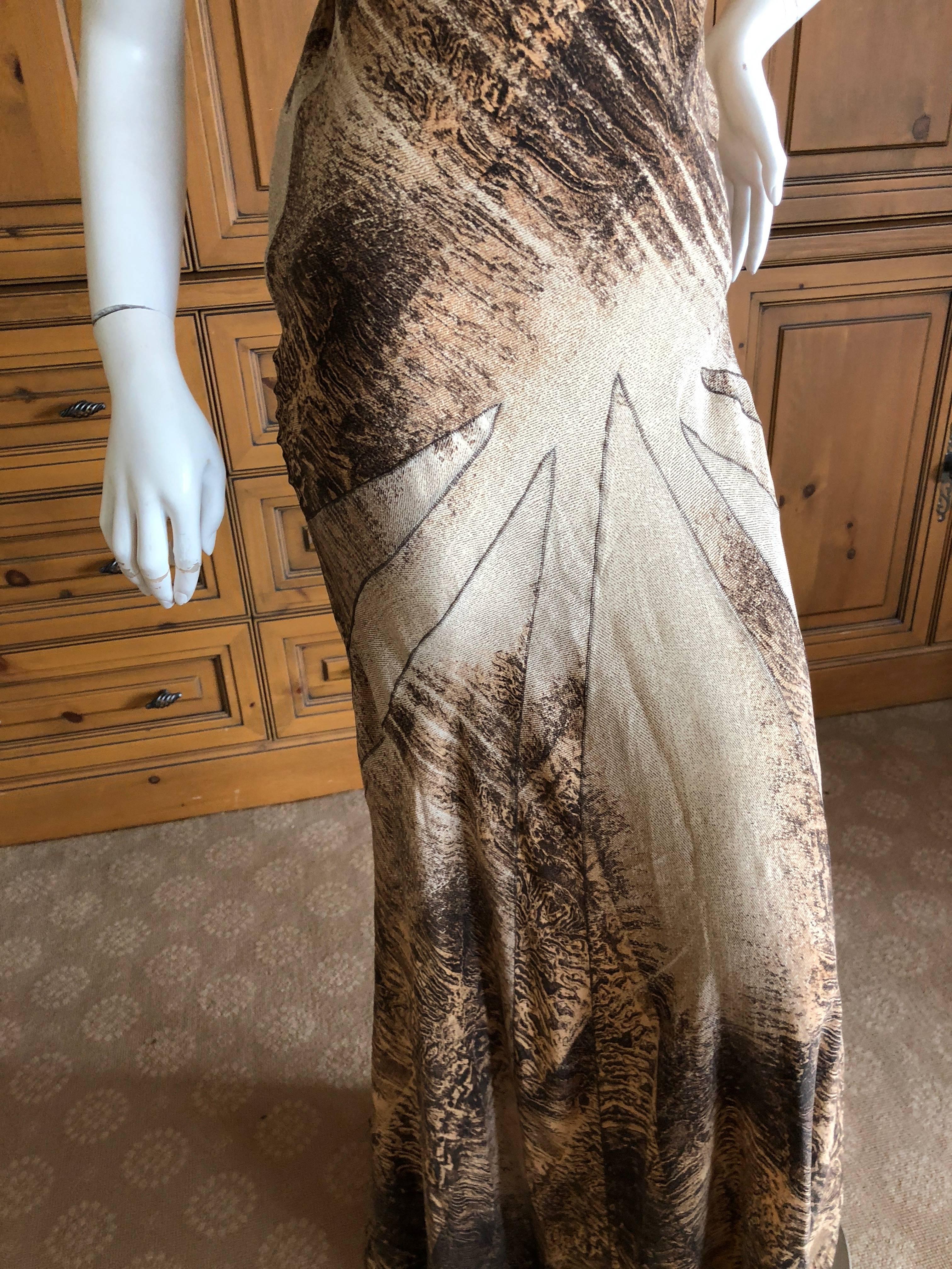 roberto cavalli snake dress