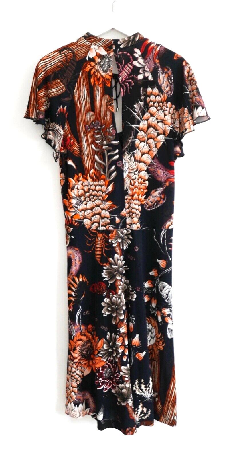 Just Cavalli Kaktusdruck Jersey-Kleid im Angebot 1