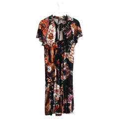 Just Cavalli Kaktusdruck Jersey-Kleid