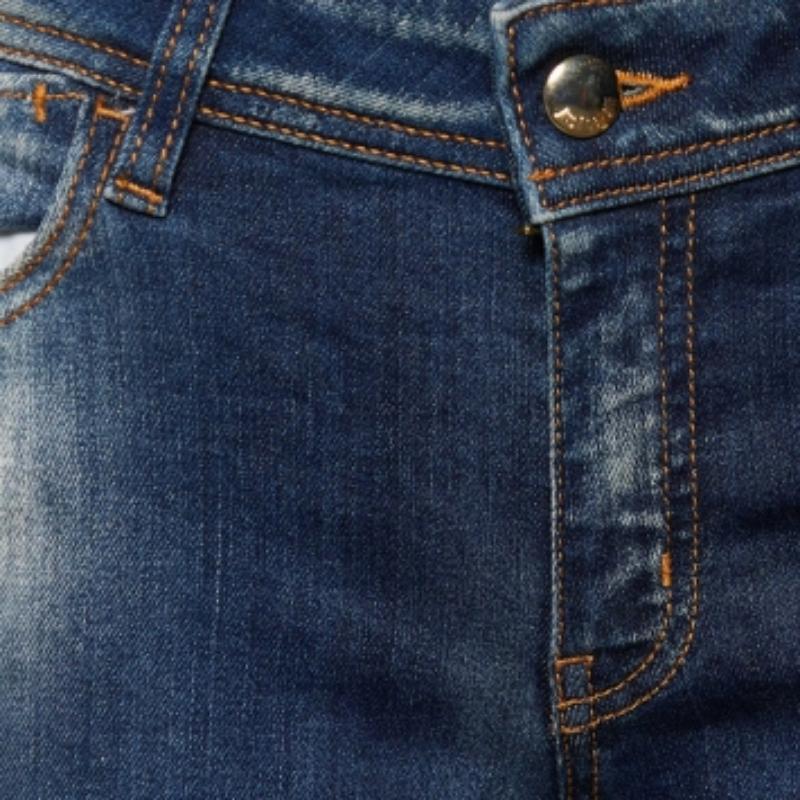Vaqueros Just Cavalli Skinny Leg Distressed M Negro en venta