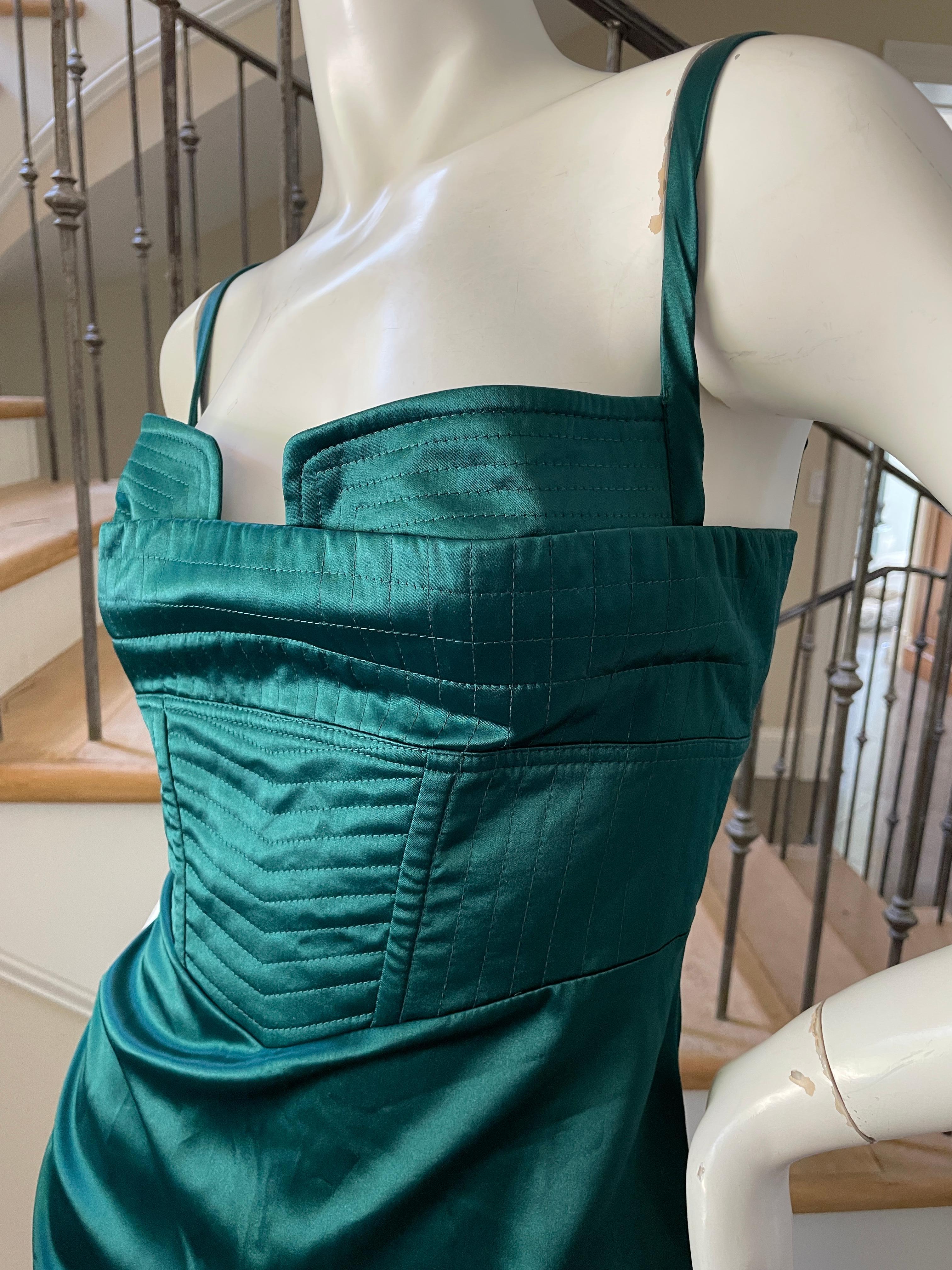 Women's or Men's Just Cavalli Emerald Green Cocktail Dress by Roberto Cavalli For Sale