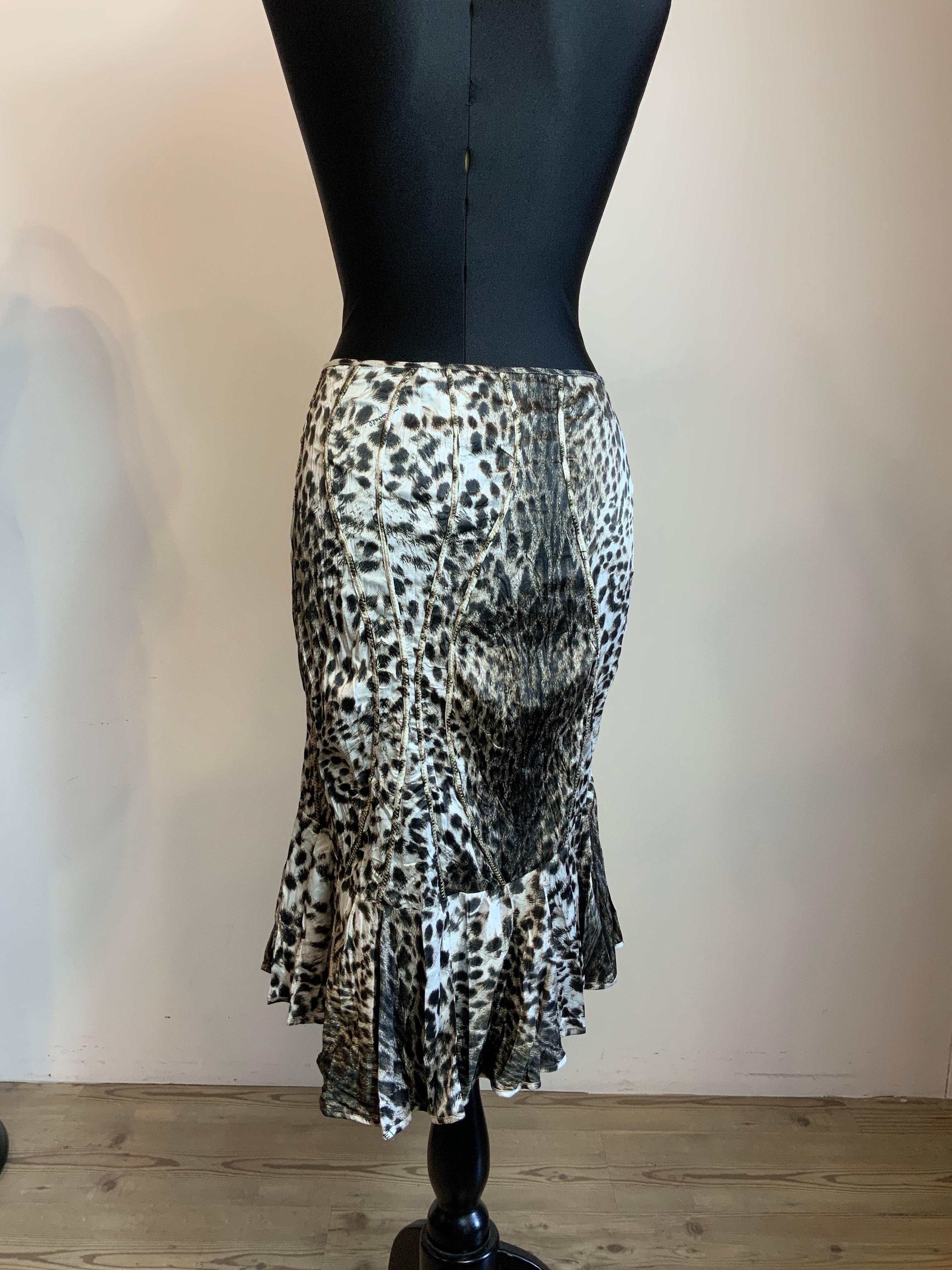 Just Cavalli demi-jupe léopard en vente 1