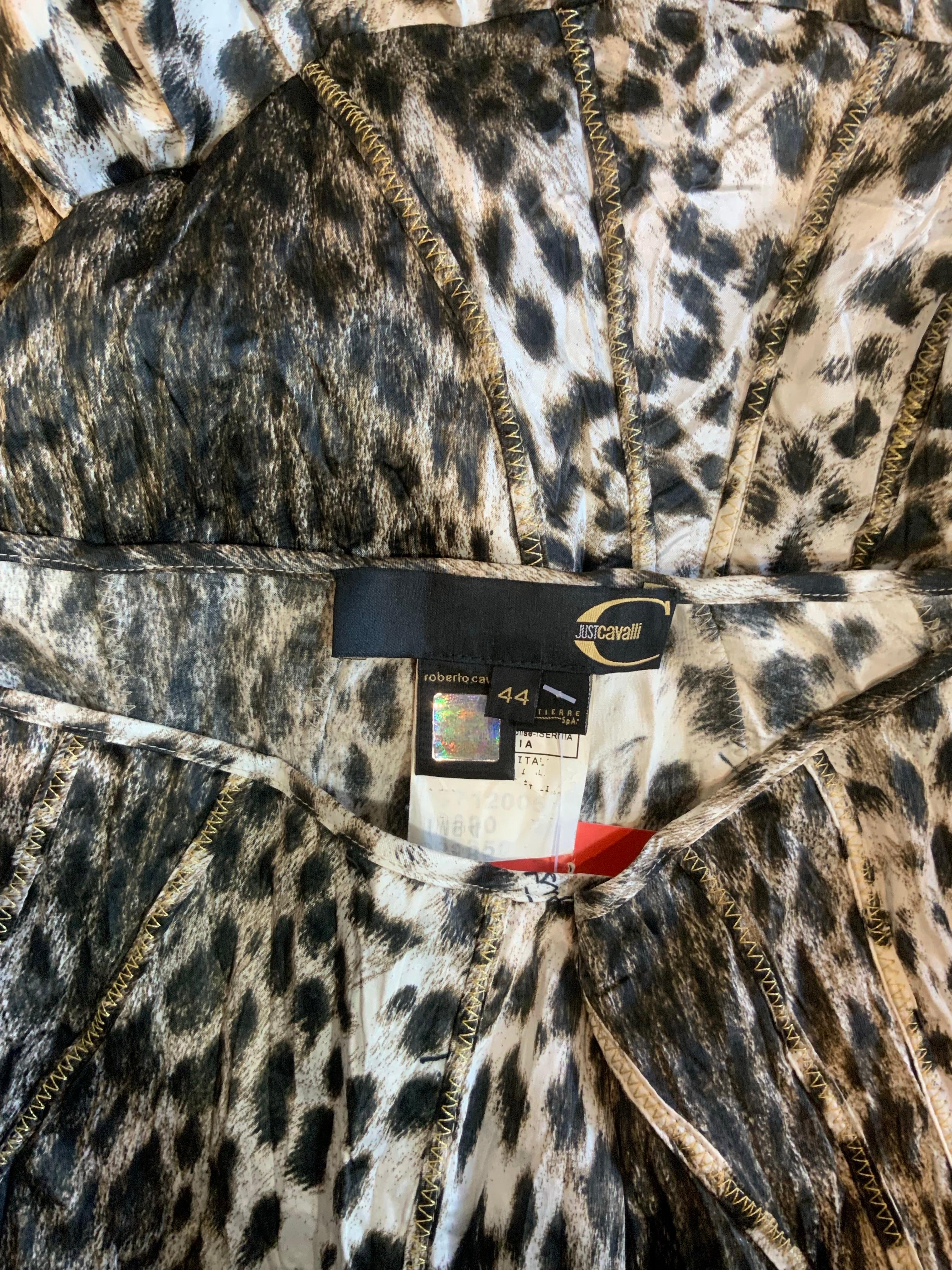 Just Cavalli demi-jupe léopard en vente 2