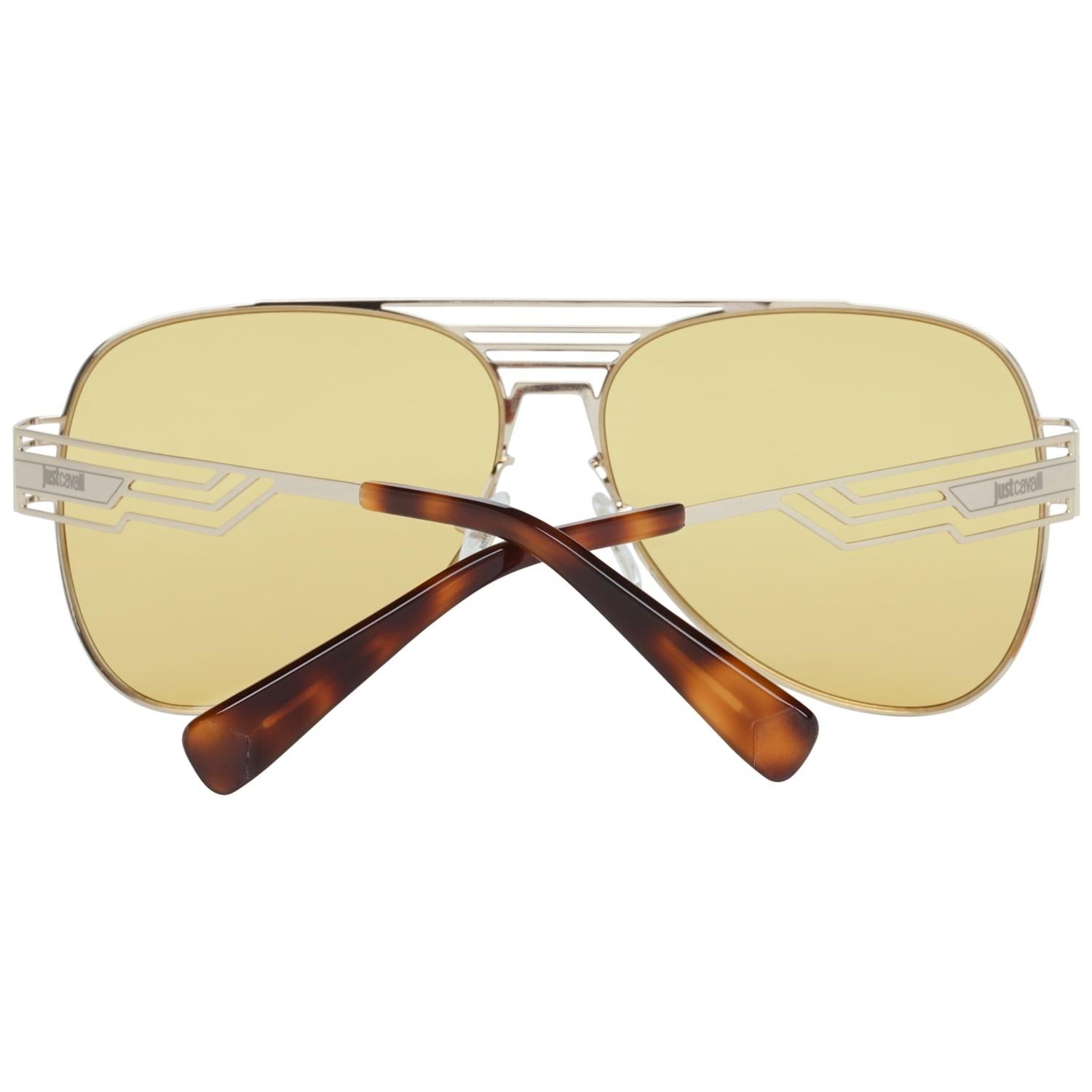 Just Cavalli Mint Unisex Gold Sunglasses JC914S 6132E 61-13-141 mm In Excellent Condition In Rome, Rome