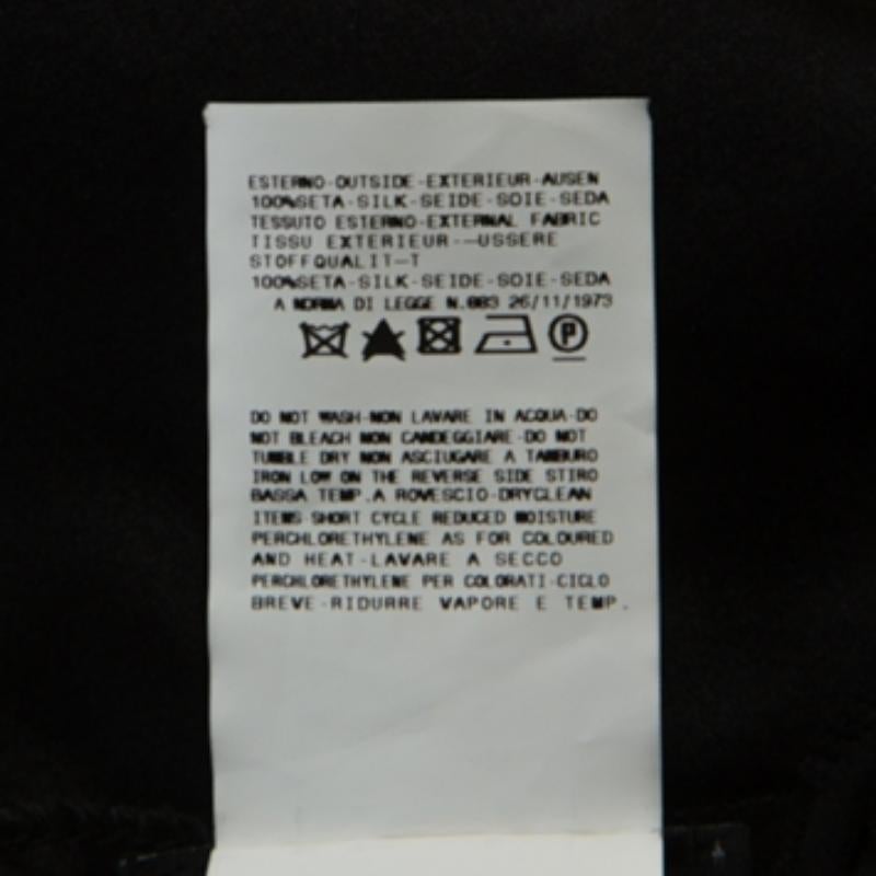 Just Cavalli Mehrfarbig Bedruckte Seide Plissiertes Oberteil Maxikleid L im Angebot 1