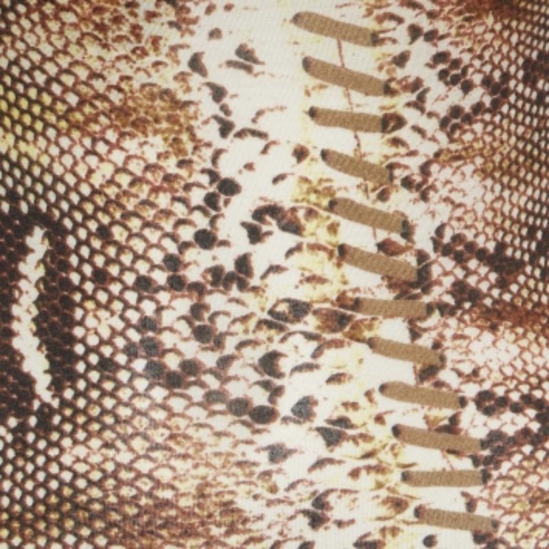Just Cavalli - Mini abito in maglia con stampa serpente multicolore XS In condizioni buone in vendita a Dubai, Al Qouz 2
