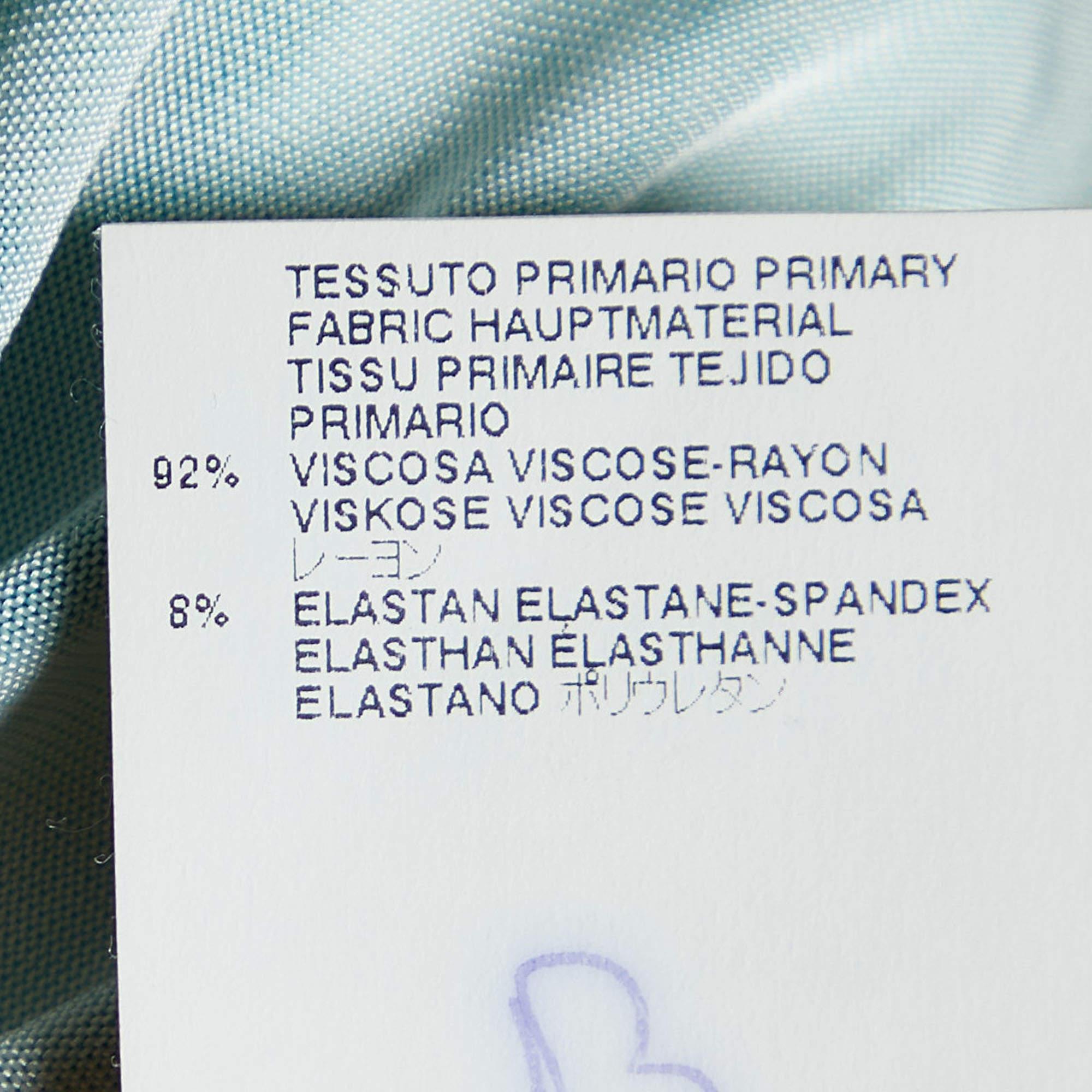 Women's Just Cavalli Multicolor Tropical Print Jersey Off-Shoulder Dress XL For Sale