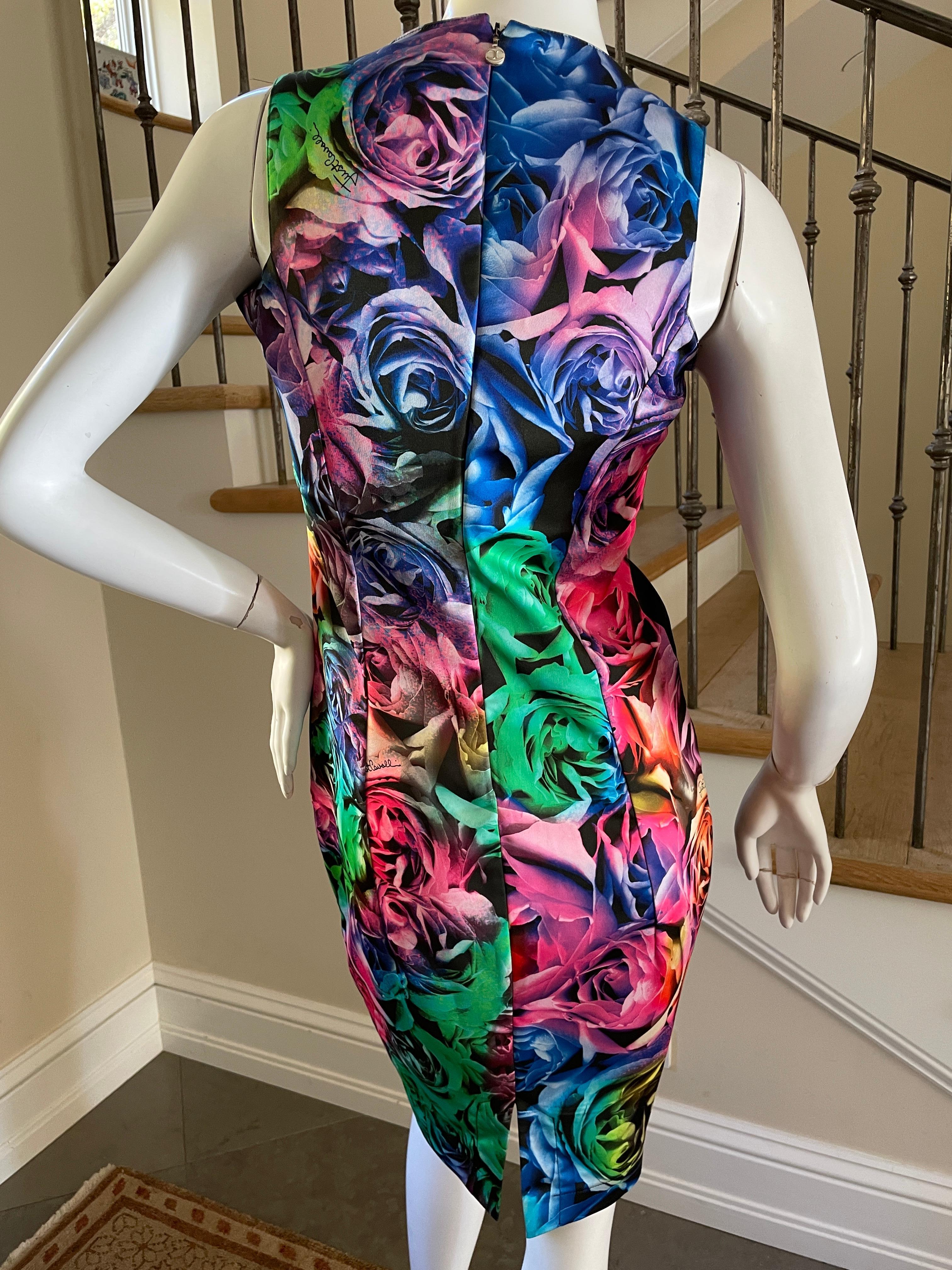 Just Cavalli Alluring Vintage Cocktail Dress by Roberto Cavalli.
New with tags
Size 42
  This is so pretty, looks better on live model.
 Bust 36
