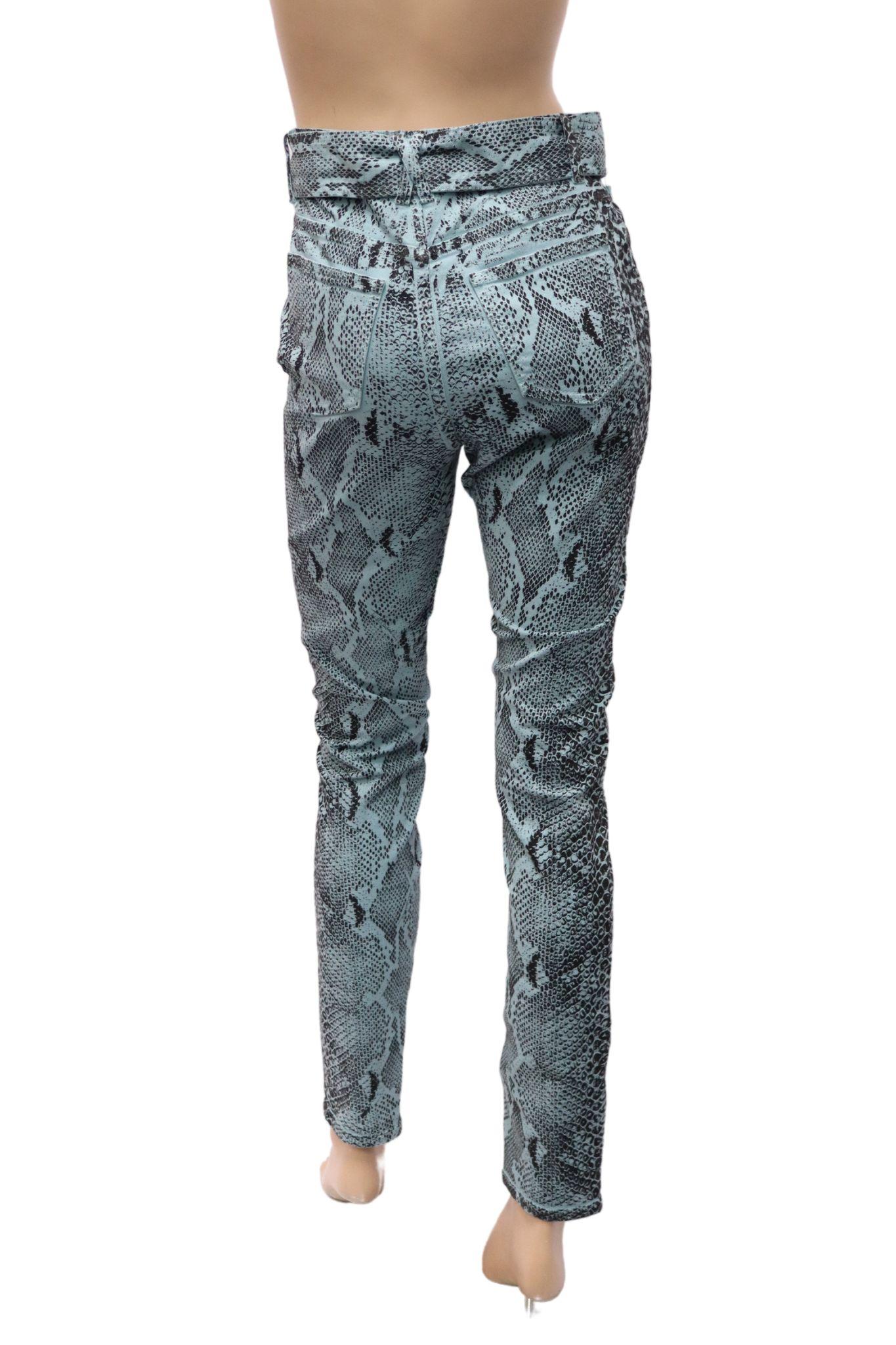 Just Cavalli NWT Snake Print Jeans - EU 26 For Sale 2