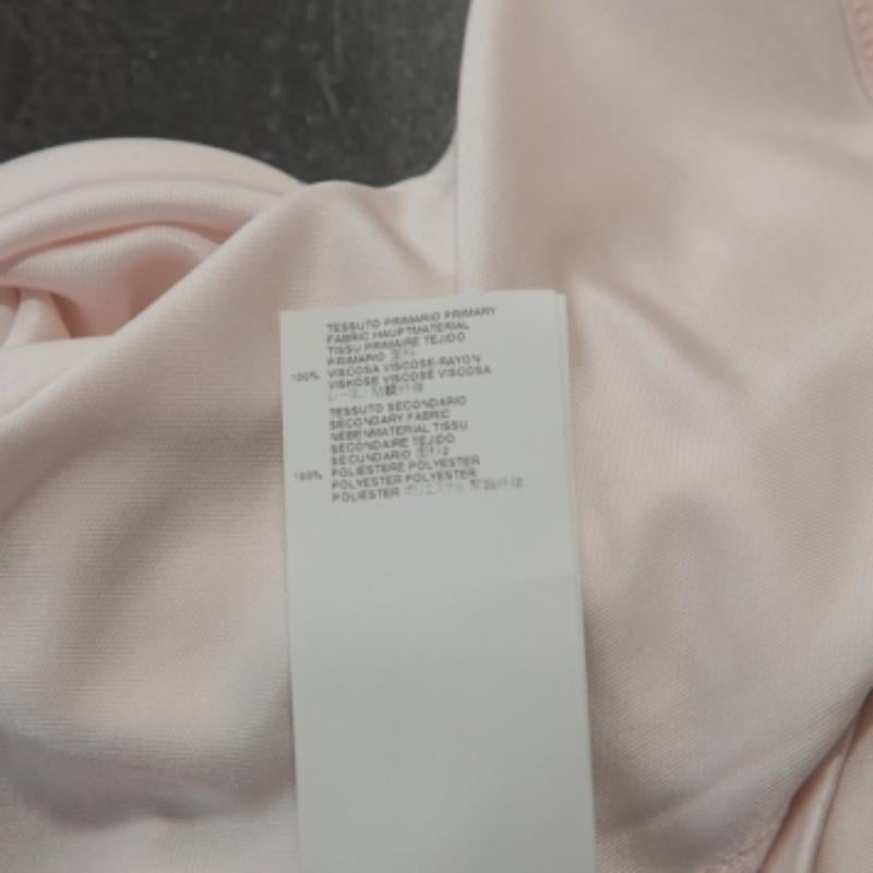 Just Cavalli - Top senza maniche oversize in jersey con stampa logo rosa pallido - S in vendita 1