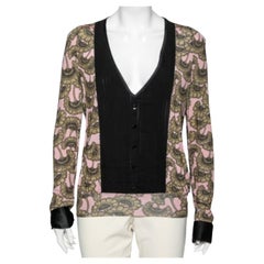 Just Cavalli - Top con dettagli in jersey stampato rosa e oro - I.L.A.