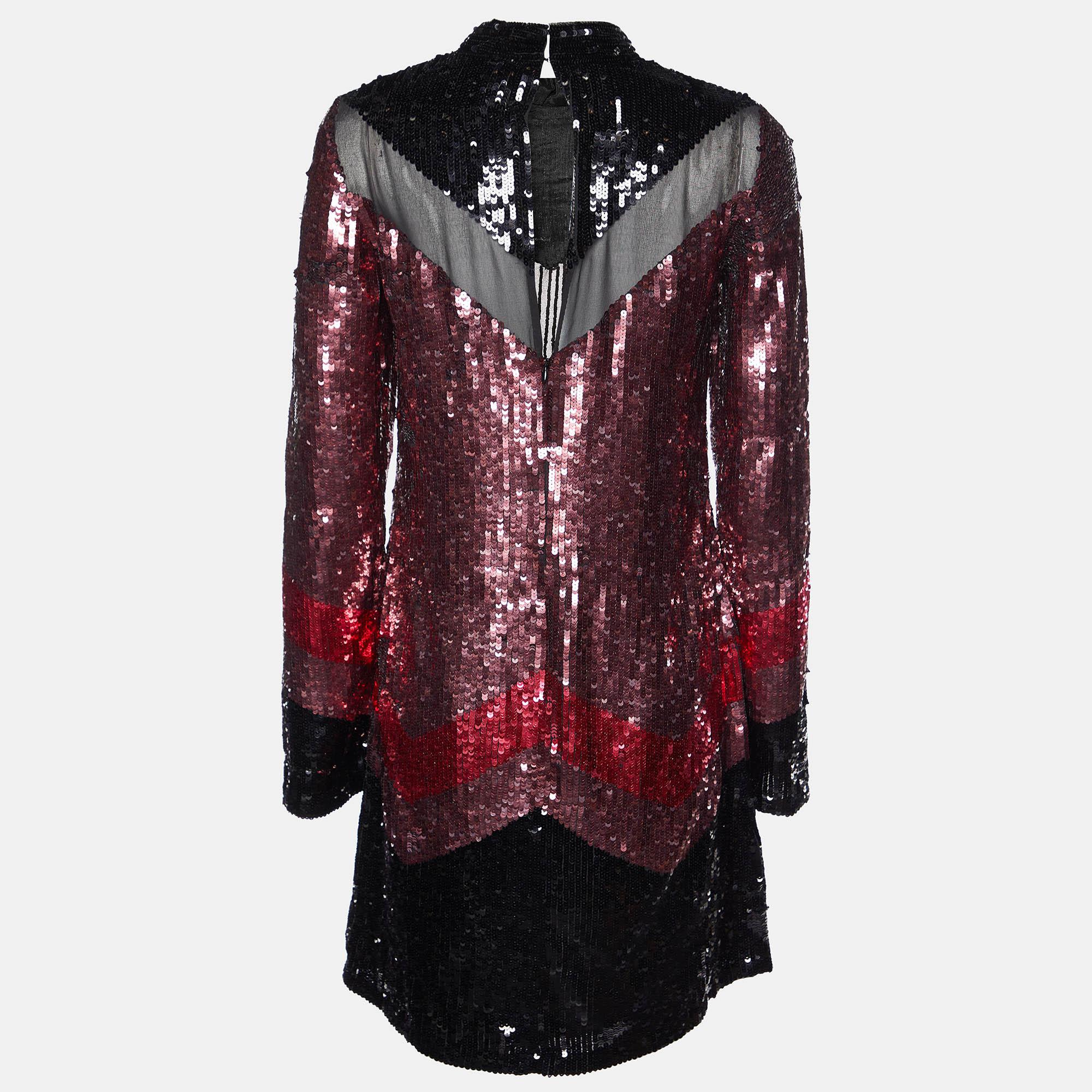 Radiate charm in this Just Cavalli dress, a mesmerizing ensemble that captivates with its intricate sequin detailing. Effortlessly chic, the shift silhouette exudes grace, while the pink hue adds a touch of femininity. Perfect for special occasions,