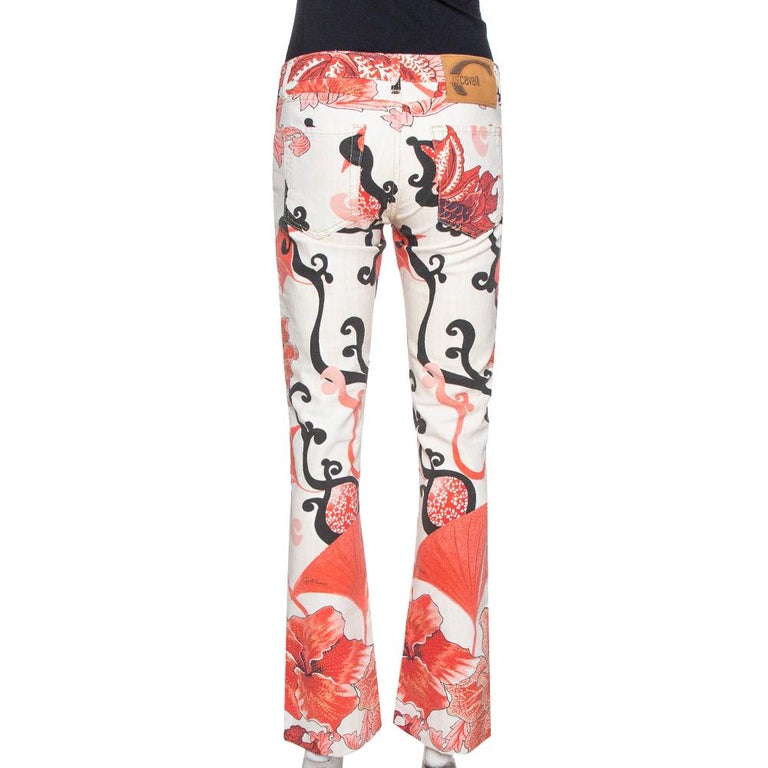 2000's Just Cavalli Floral Print Jeans main image 0