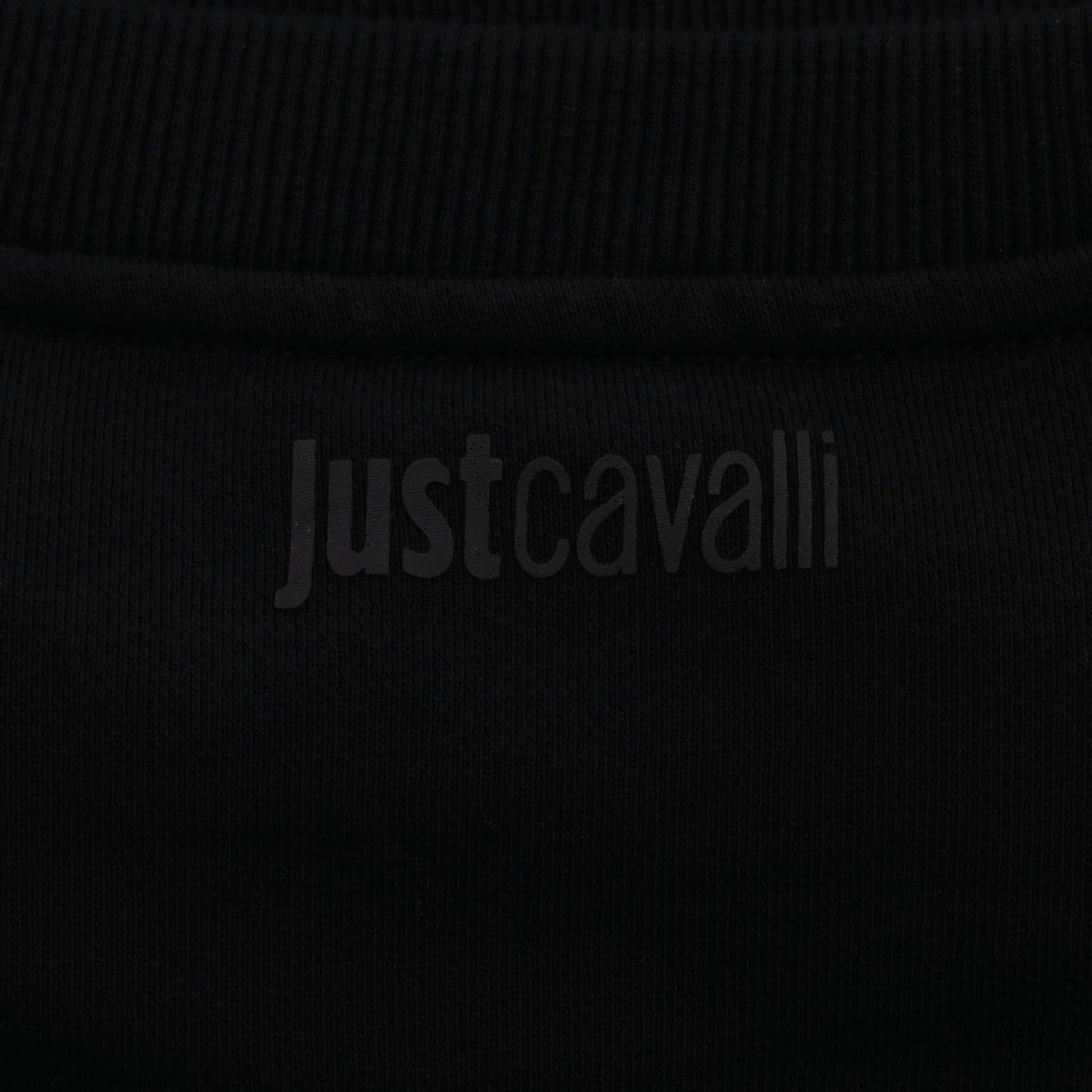 Just Cavalli Reversible Sequin Embroidery Sweatshirt For Sale 2