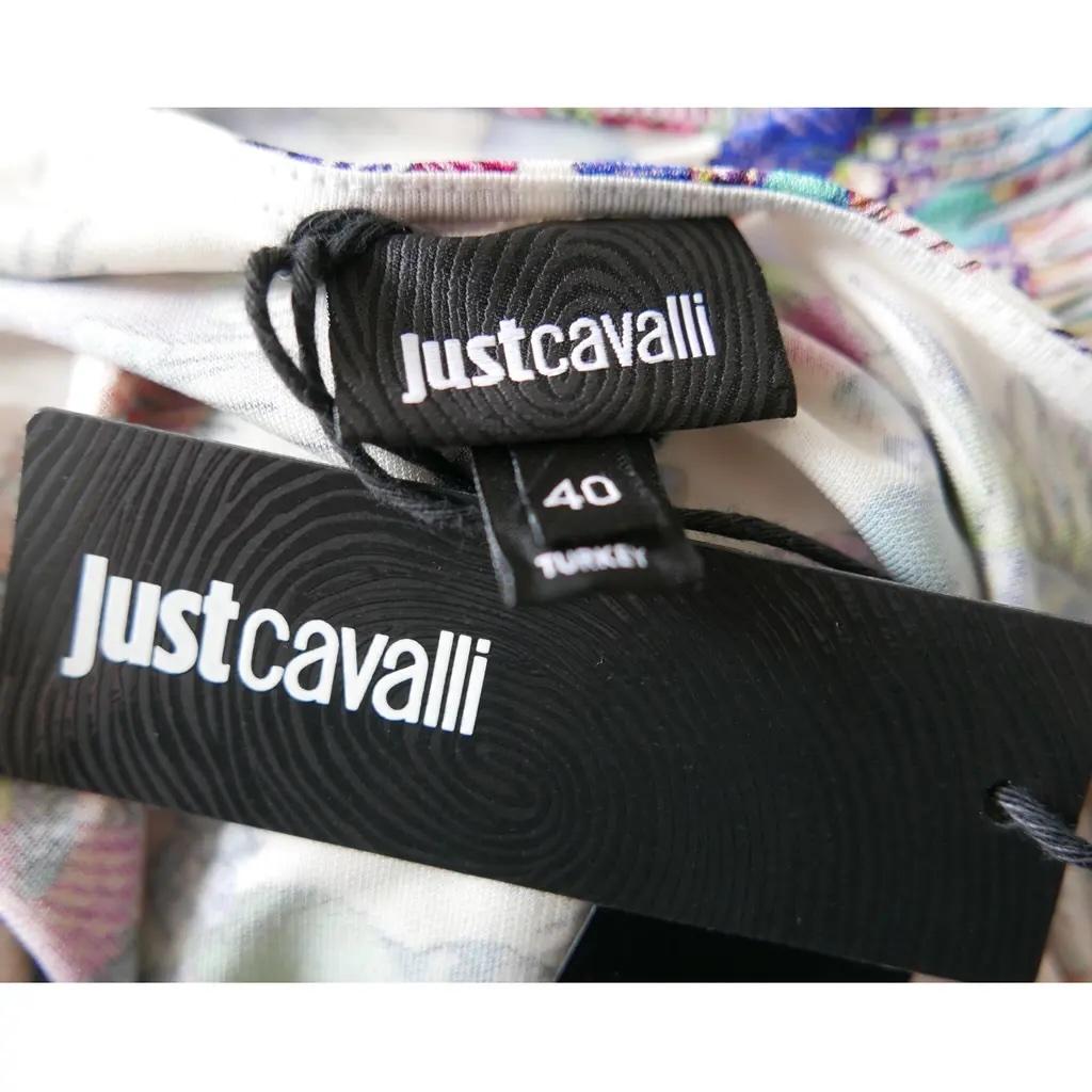Chaleco de punto con cuello drapeado y estampado de conchas Just Cavalli en Excelente estado para la venta en London, GB