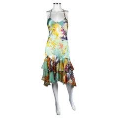 Just Cavalli Silk Floral Dress, c. 2004