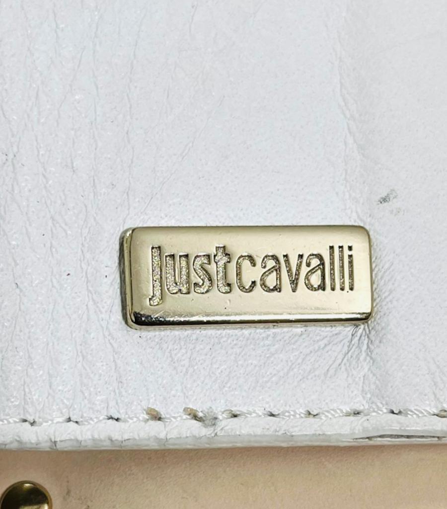 Just Cavalli Stud Embellished Leather Belt For Sale 4