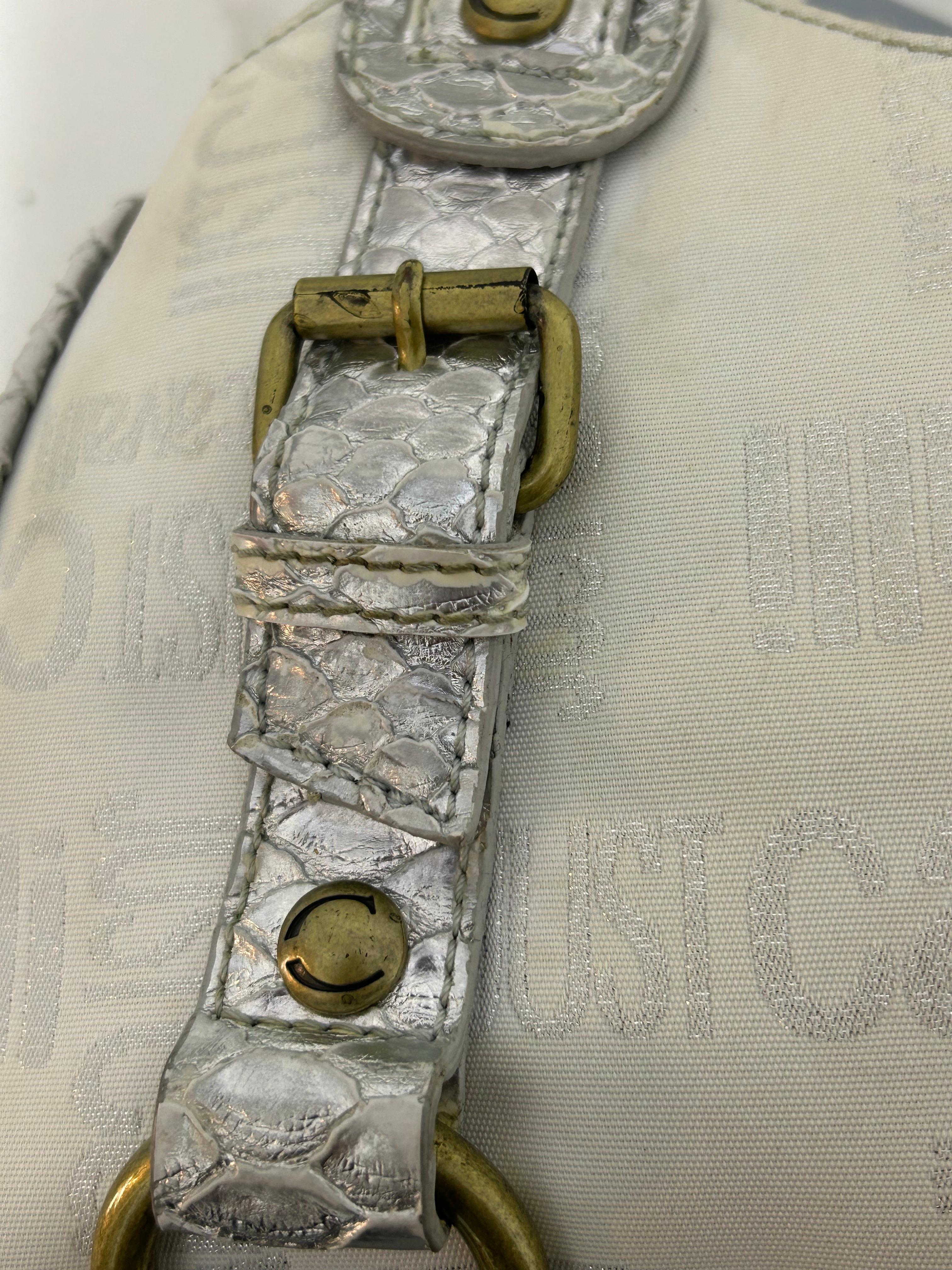 Just Cavalli Vintage Logo Bag For Sale 6