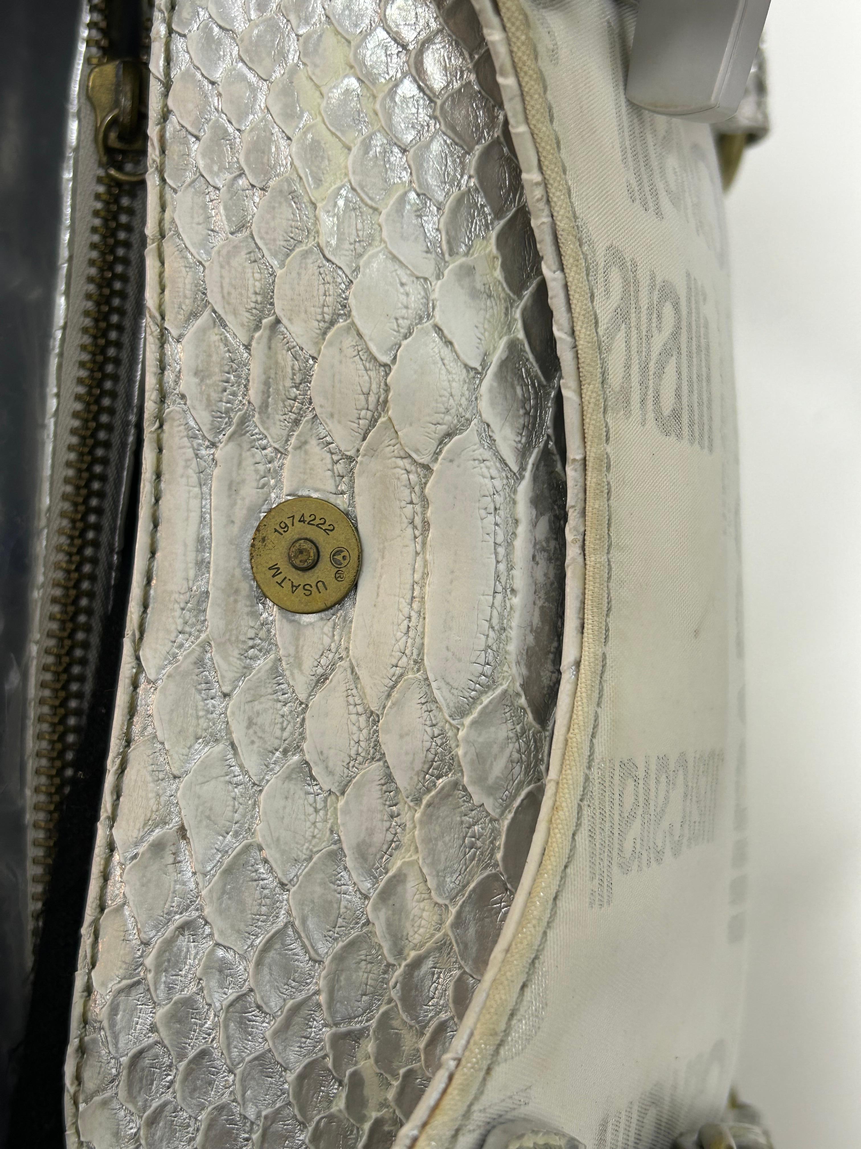Just Cavalli Vintage Logo Bag For Sale 7