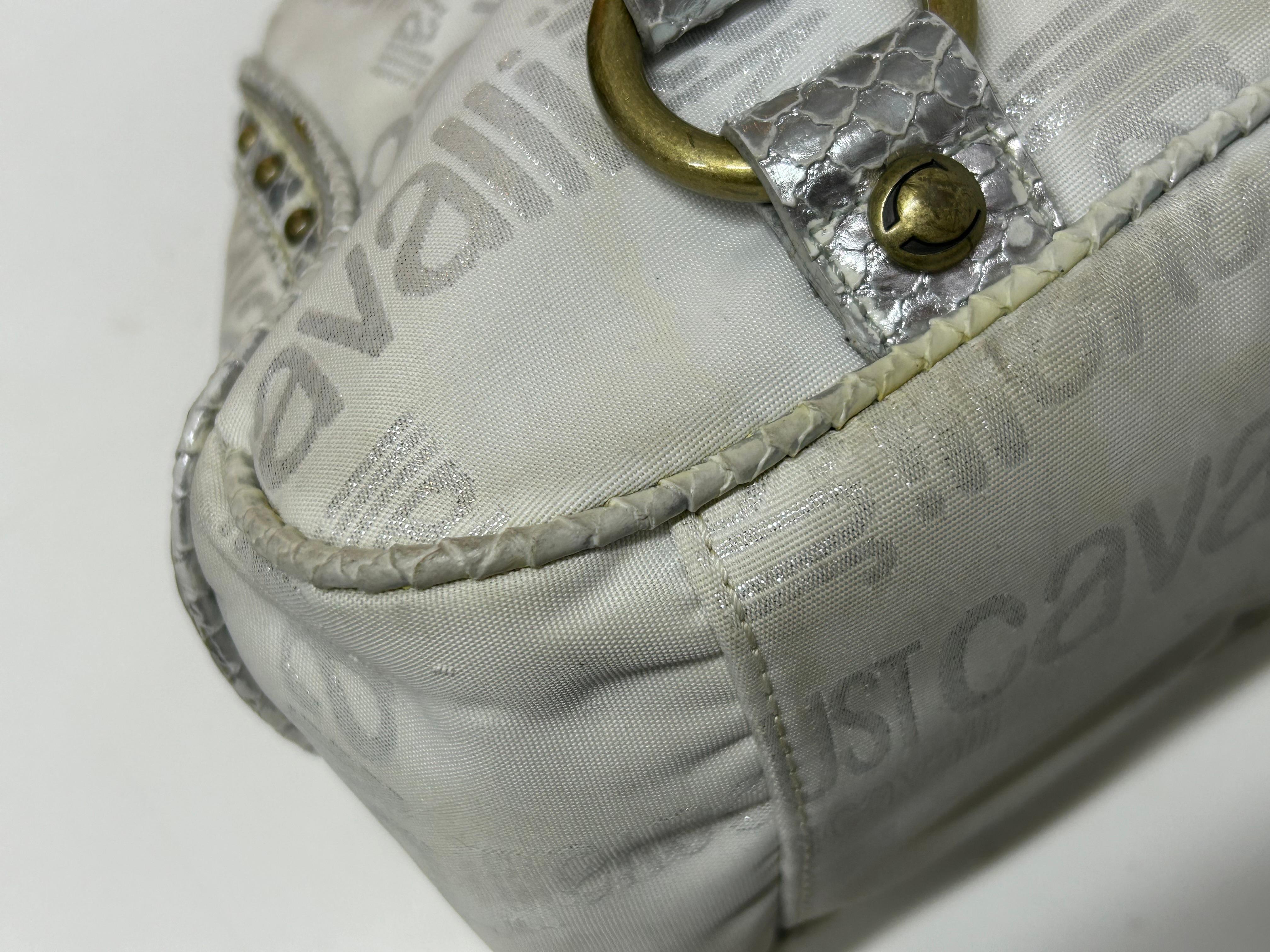 Just Cavalli Vintage Logo Bag For Sale 9