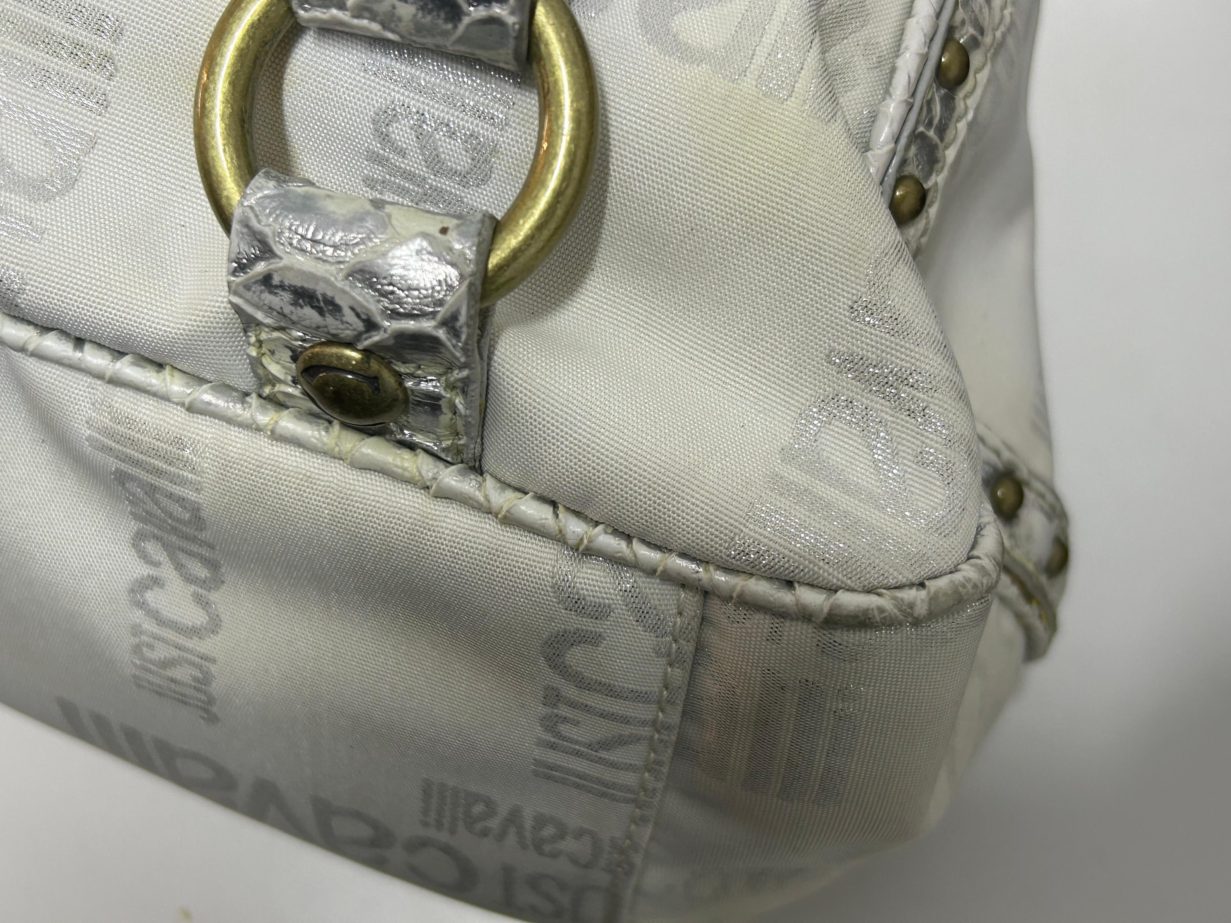 Just Cavalli Vintage Logo Bag For Sale 10