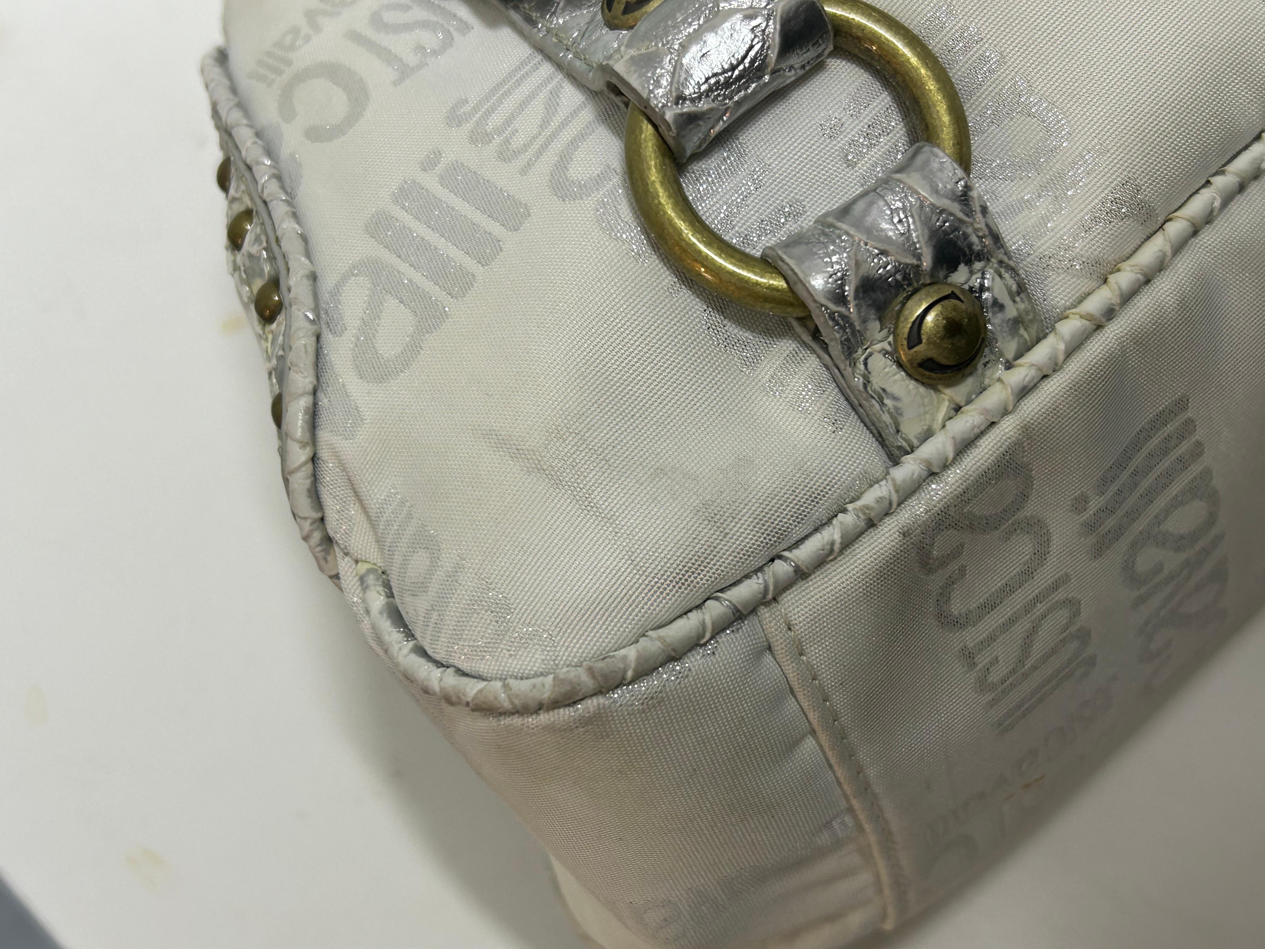 Just Cavalli Vintage Logo Bag For Sale 11