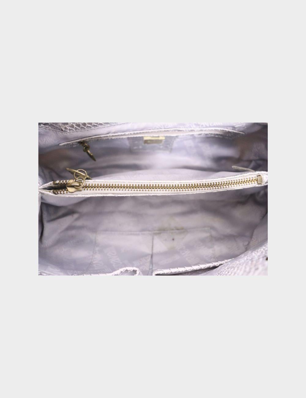 Just Cavalli Vintage Logo Bag For Sale 12