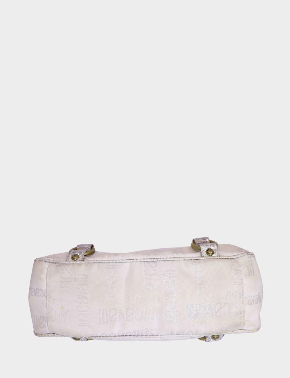 Just Cavalli Vintage Logo Bag For Sale 13