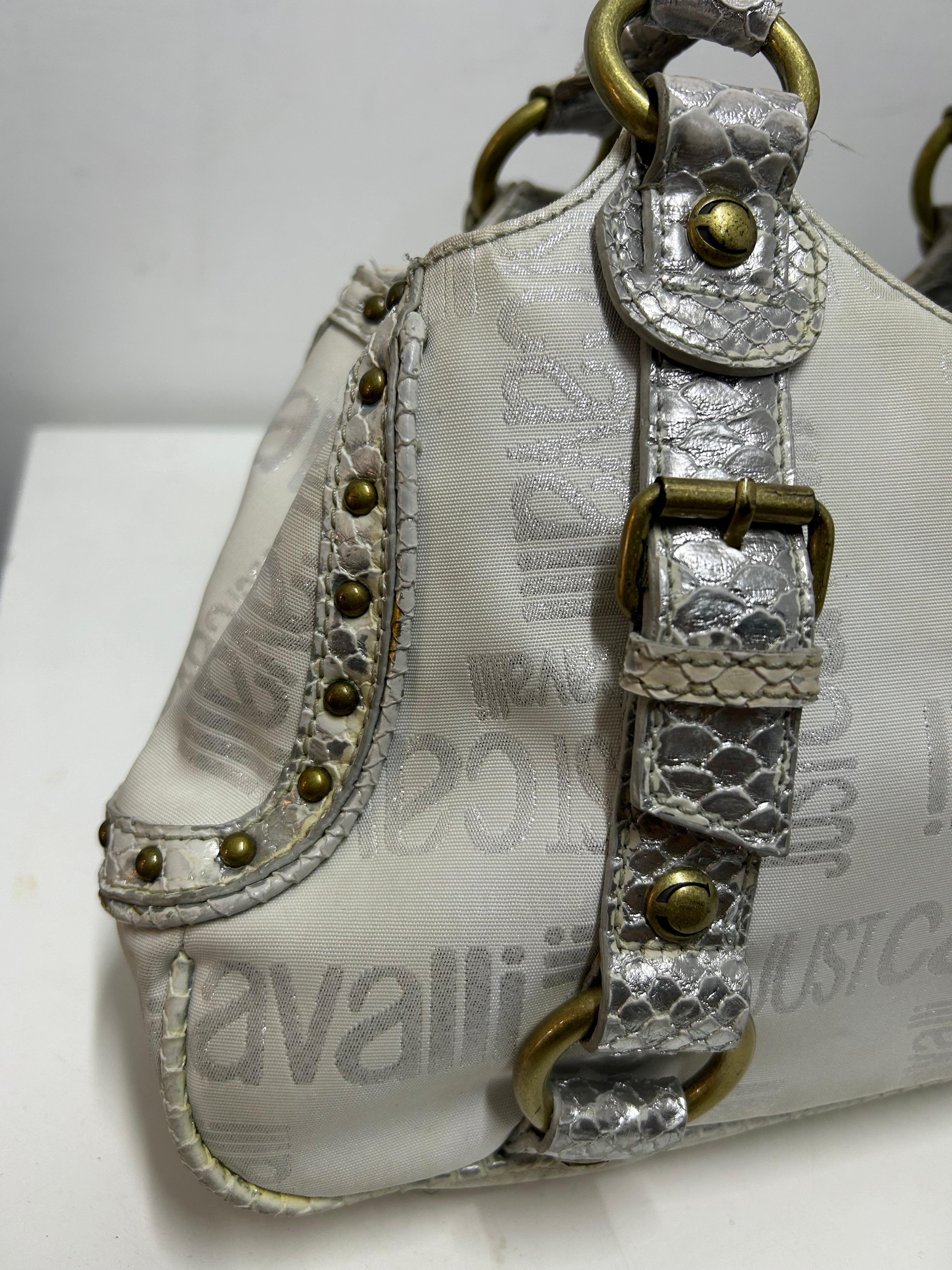 Just Cavalli Vintage Logo Bag In Fair Condition For Sale In Amman, JO