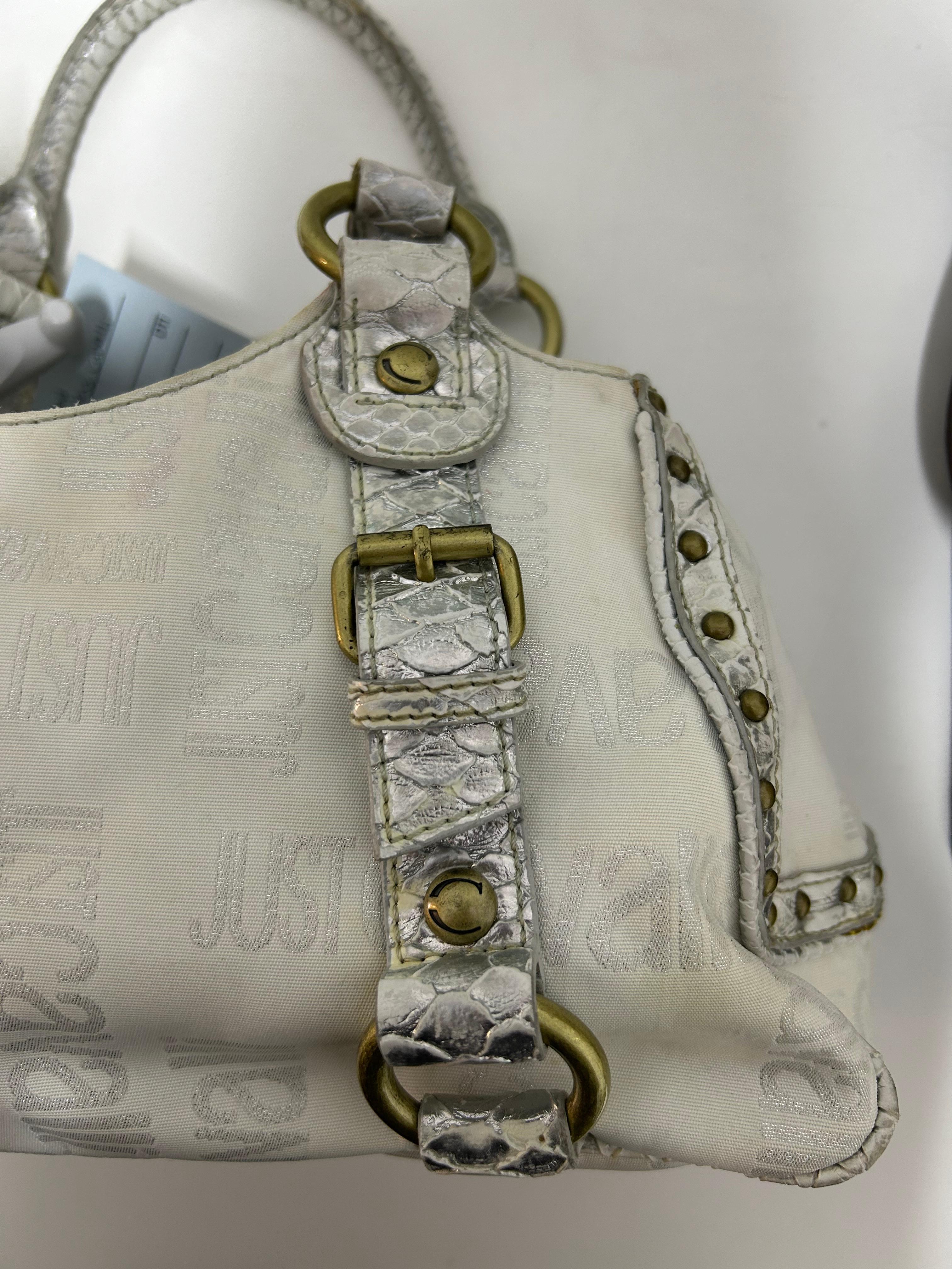 Just Cavalli Vintage Logo Bag For Sale 1