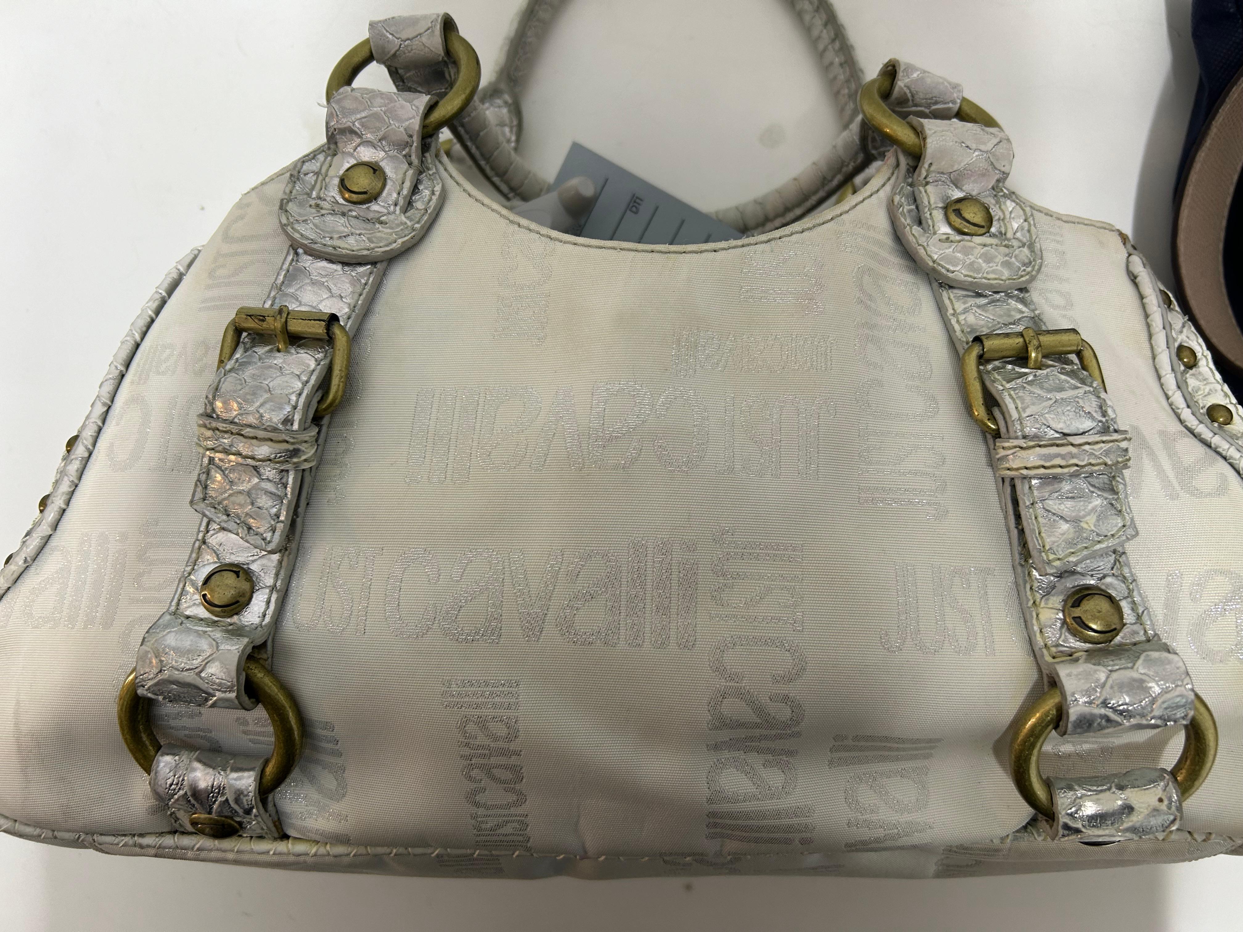 Just Cavalli Vintage Logo Bag For Sale 2