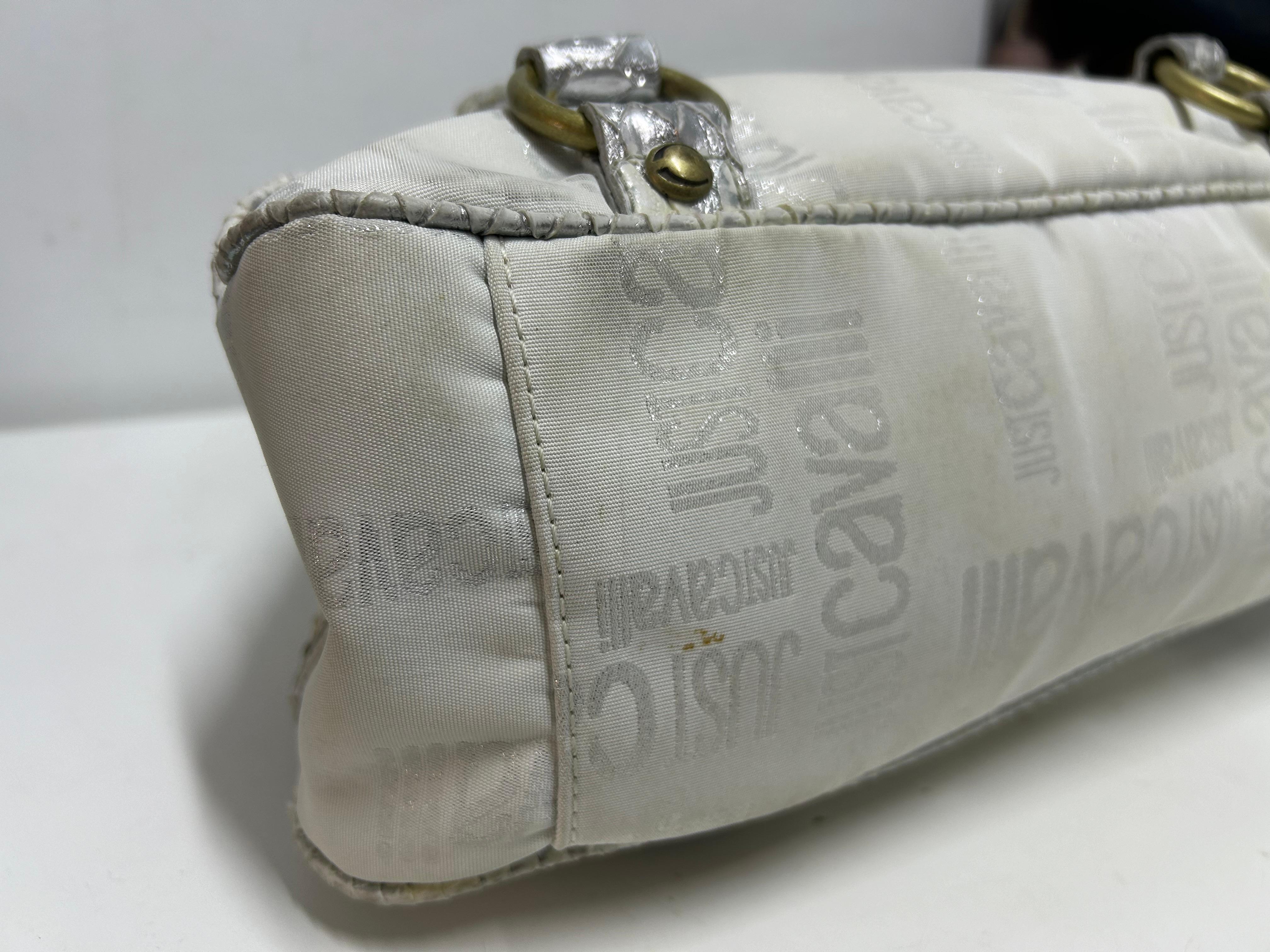 Just Cavalli Vintage Logo Bag For Sale 4