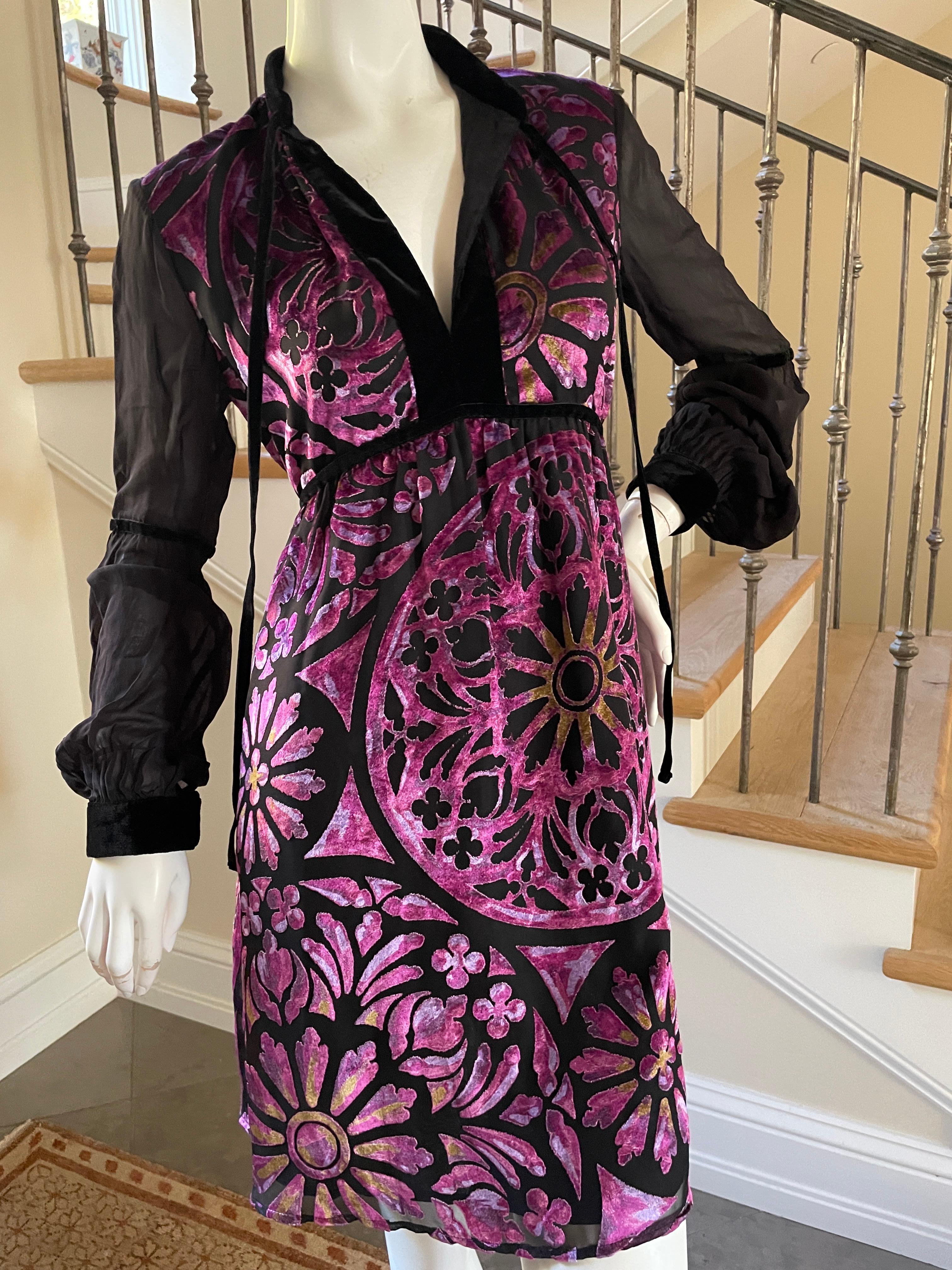 purple stain dress