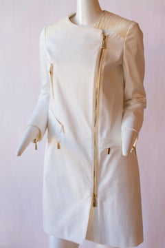 Just Cavalli White Draper Coat 